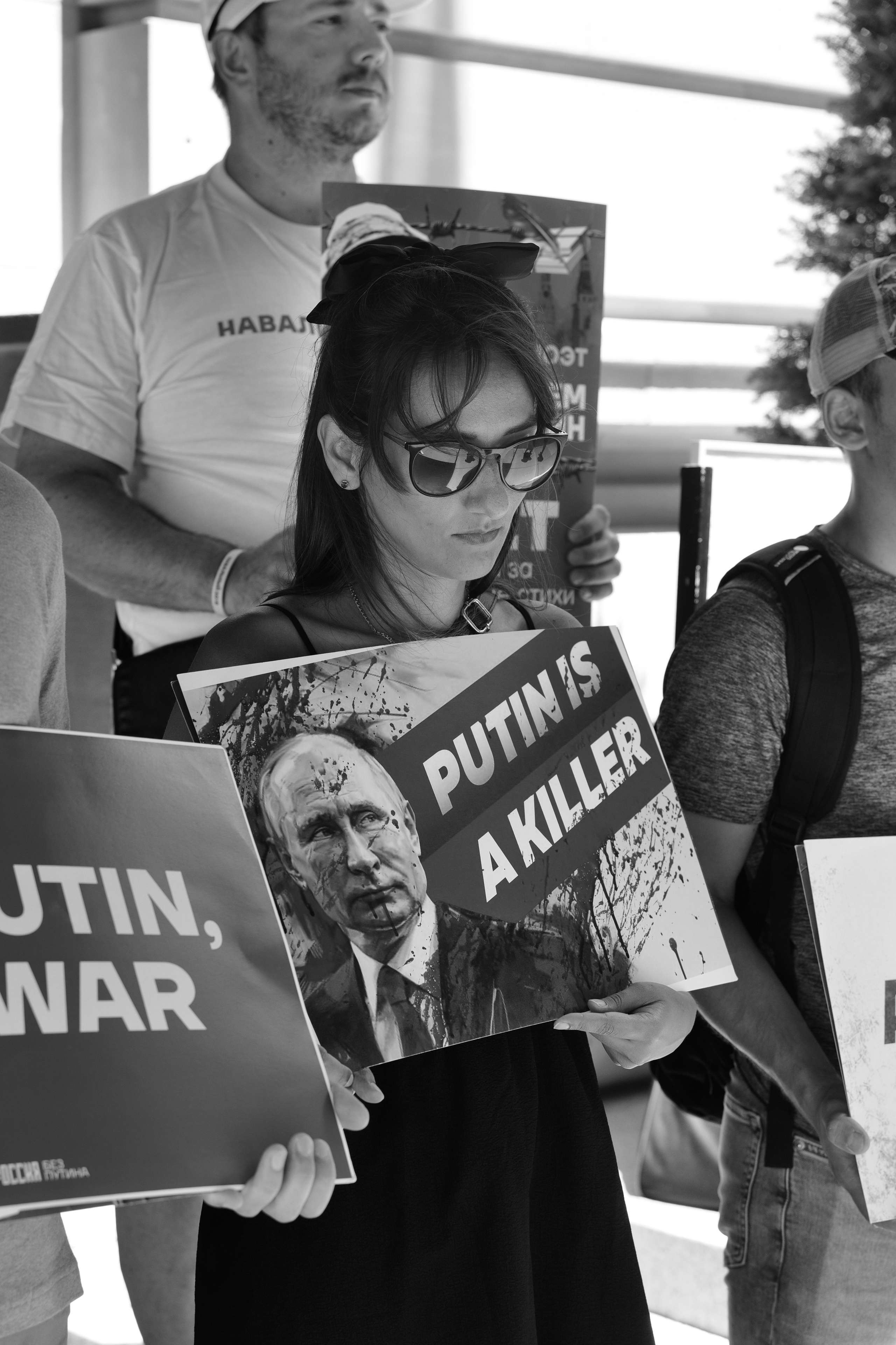 Rallies of team Navalny NY. Photographer New York / Los Angeles