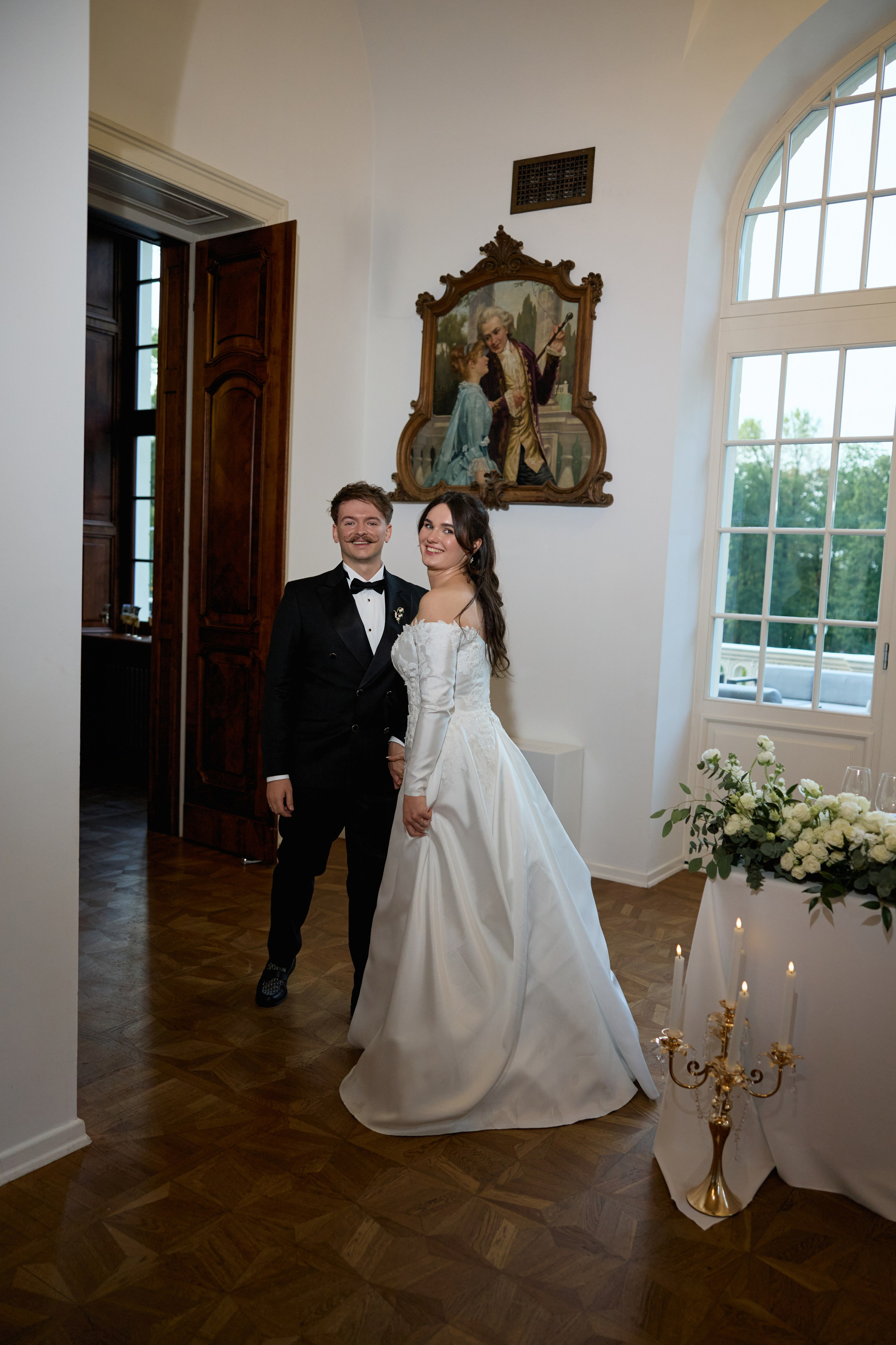 Wiktoria & Kacper. Pałac Goetz. Fotograf ślubny i rodzinny w Krakowie Yana Klymova