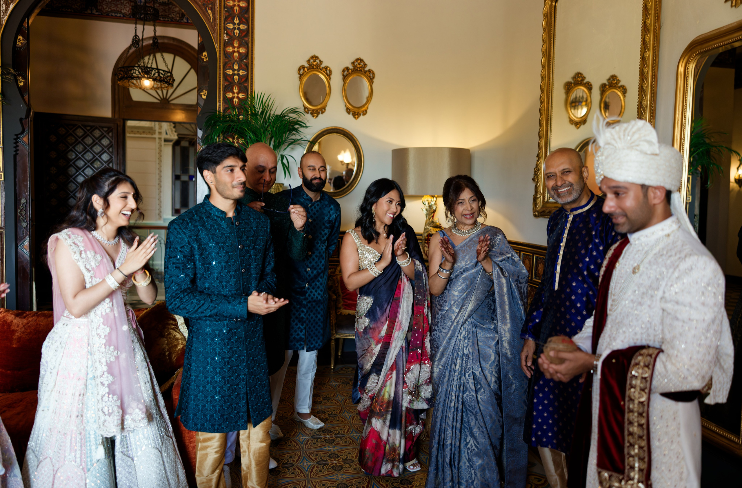 Indian wedding at Gran Villa Rosa, Barcelona