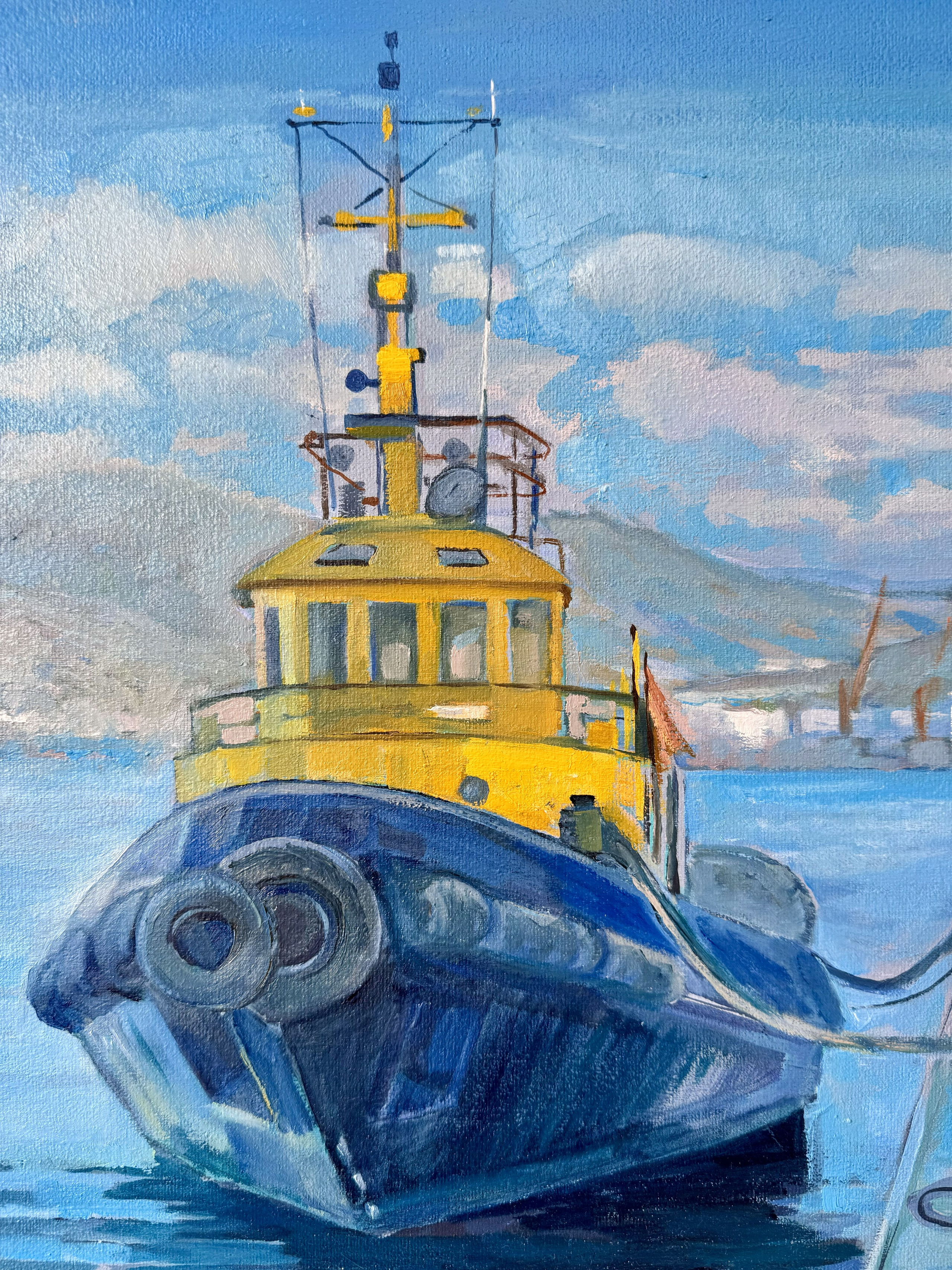 «Hello barge». Художник живописец Савелова Ольга