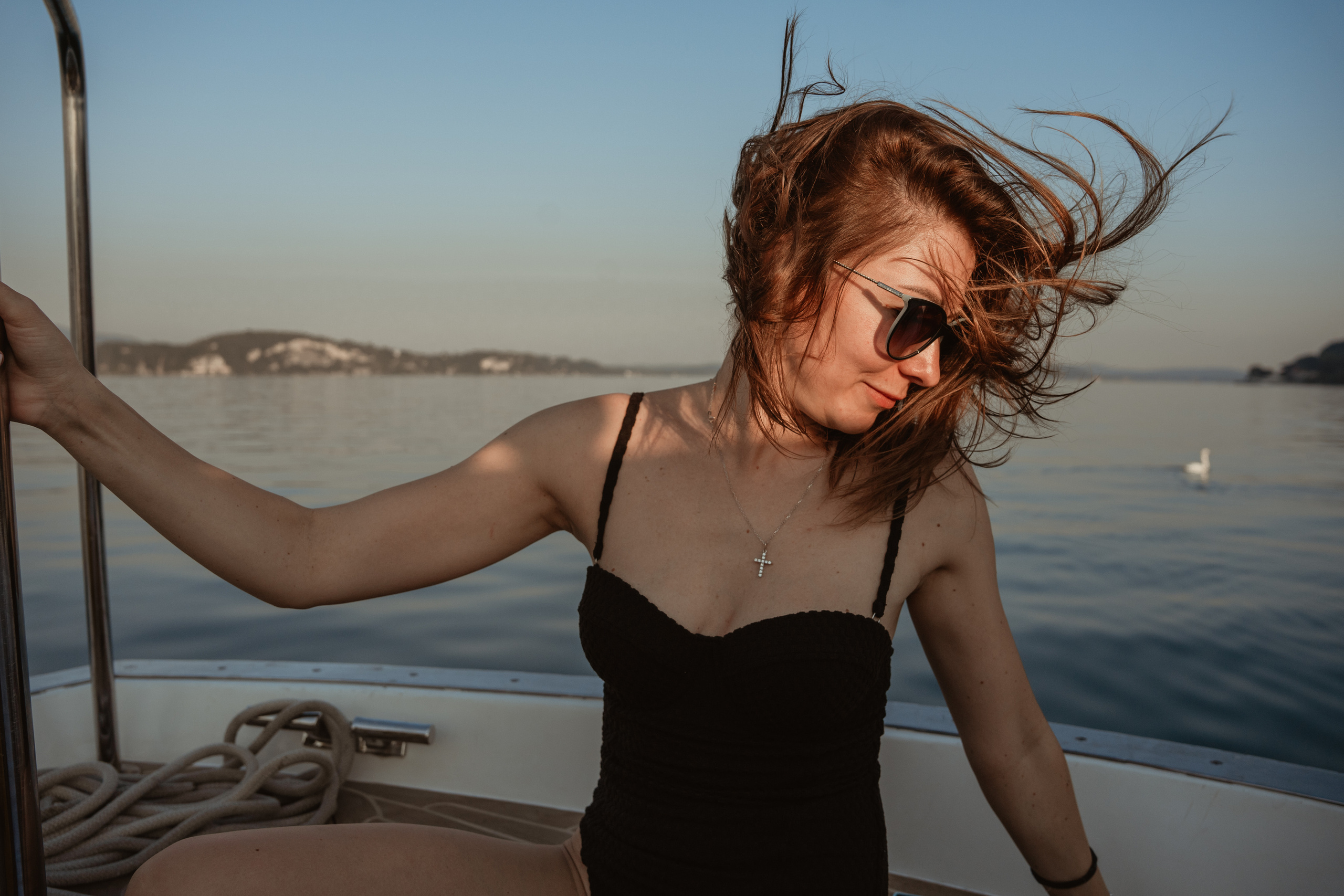 Girl’s Party on the Boat (lake Maggiore, Italy). PHOTOGRAPHER IN ITALY