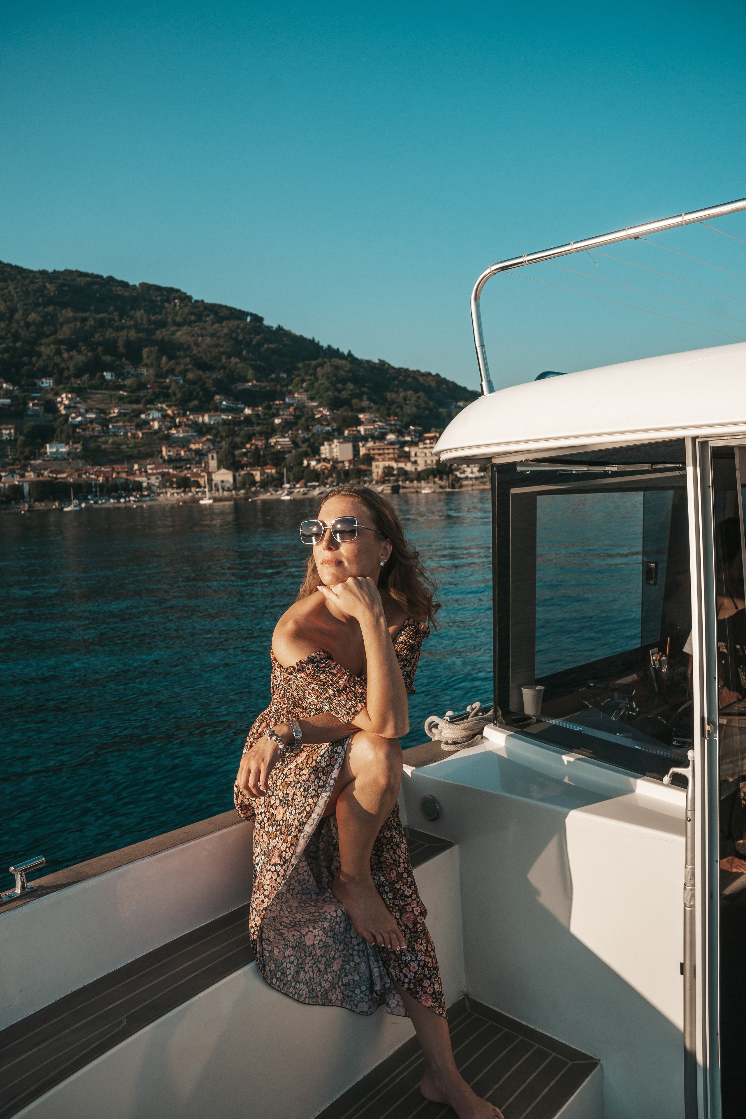 Party on  the Boat (Lake Maggiore.Italy). PHOTOGRAPHER IN ITALY