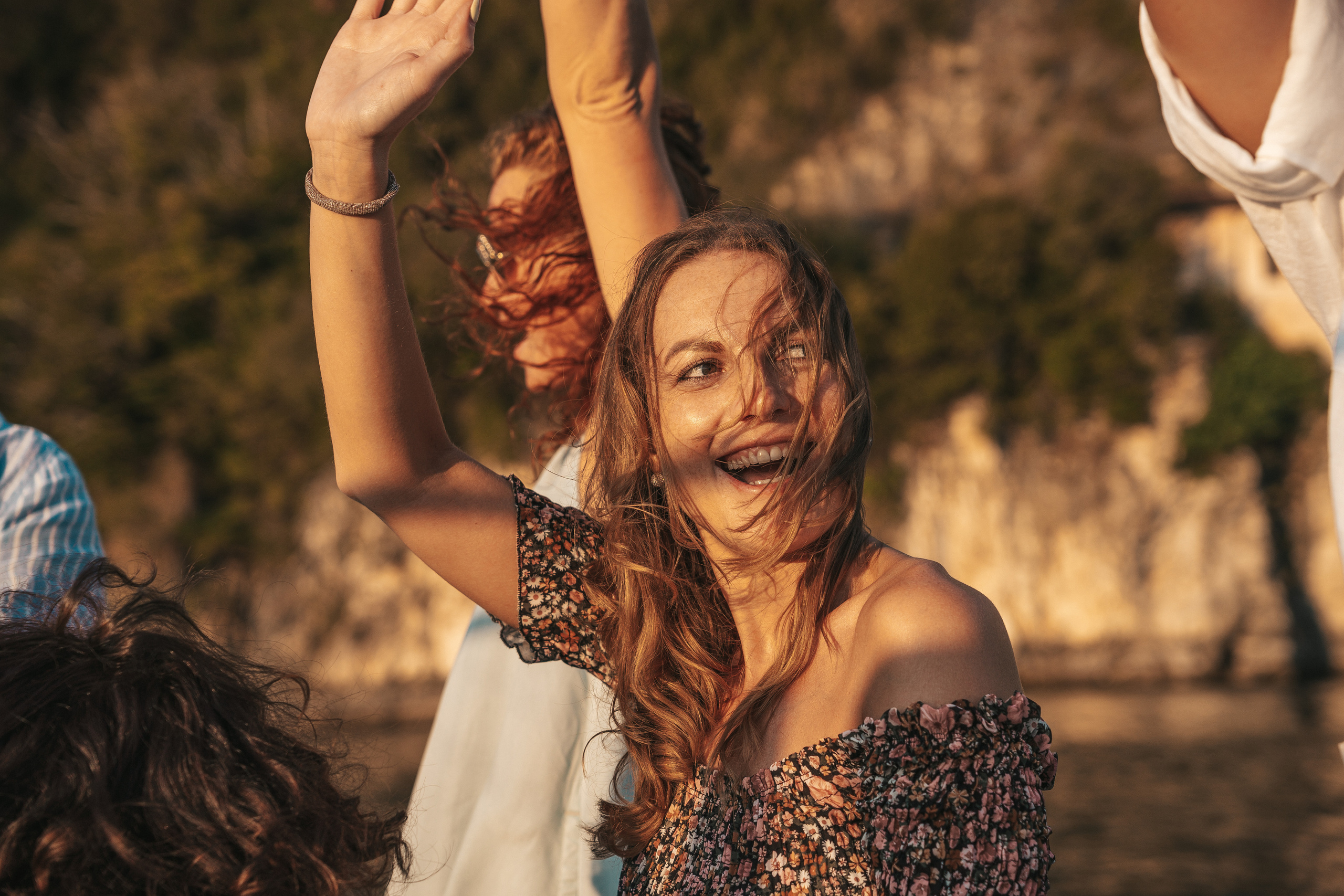 Party on  the Boat (Lake Maggiore.Italy). PHOTOGRAPHER IN ITALY