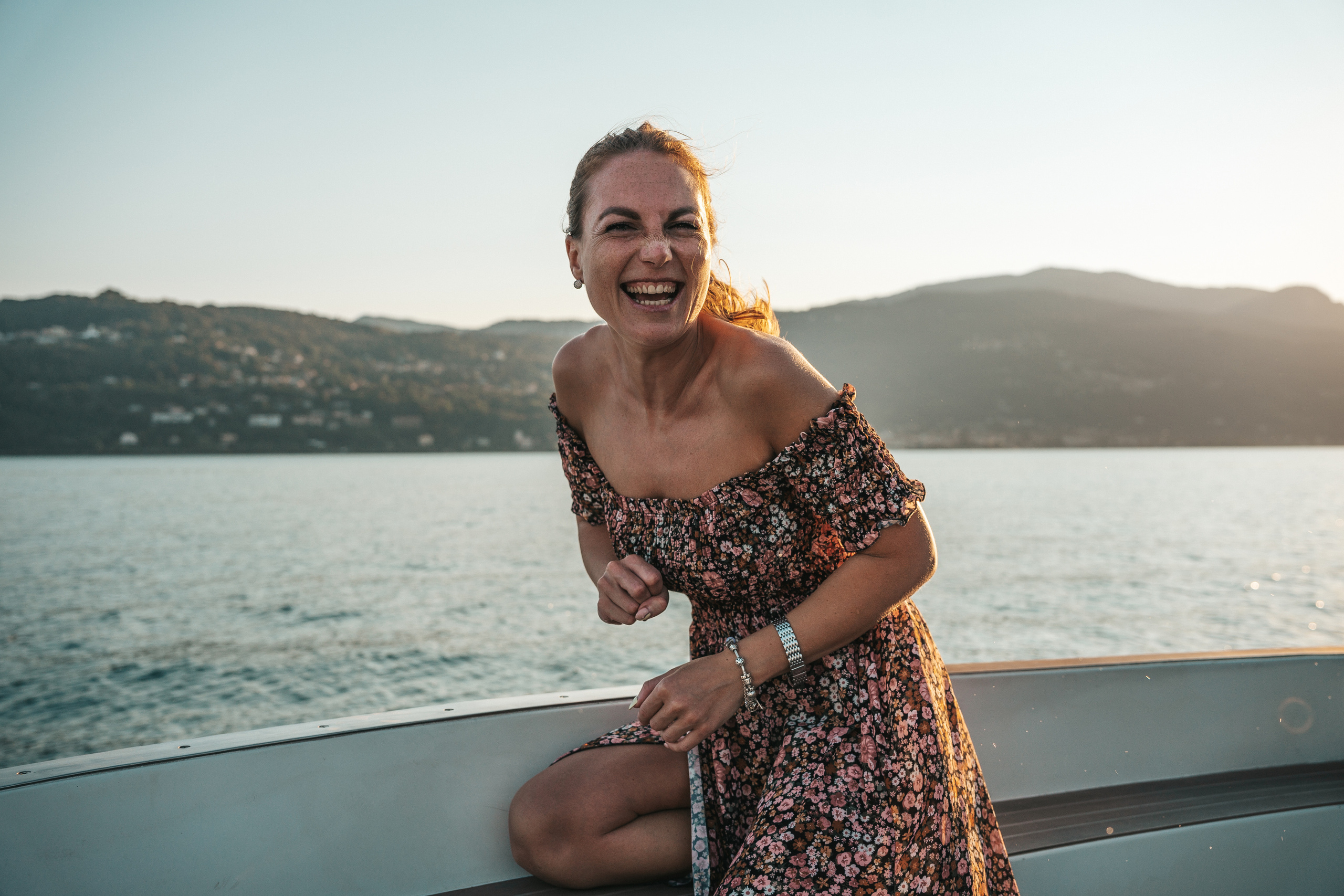 Party on  the Boat (Lake Maggiore.Italy). PHOTOGRAPHER IN ITALY