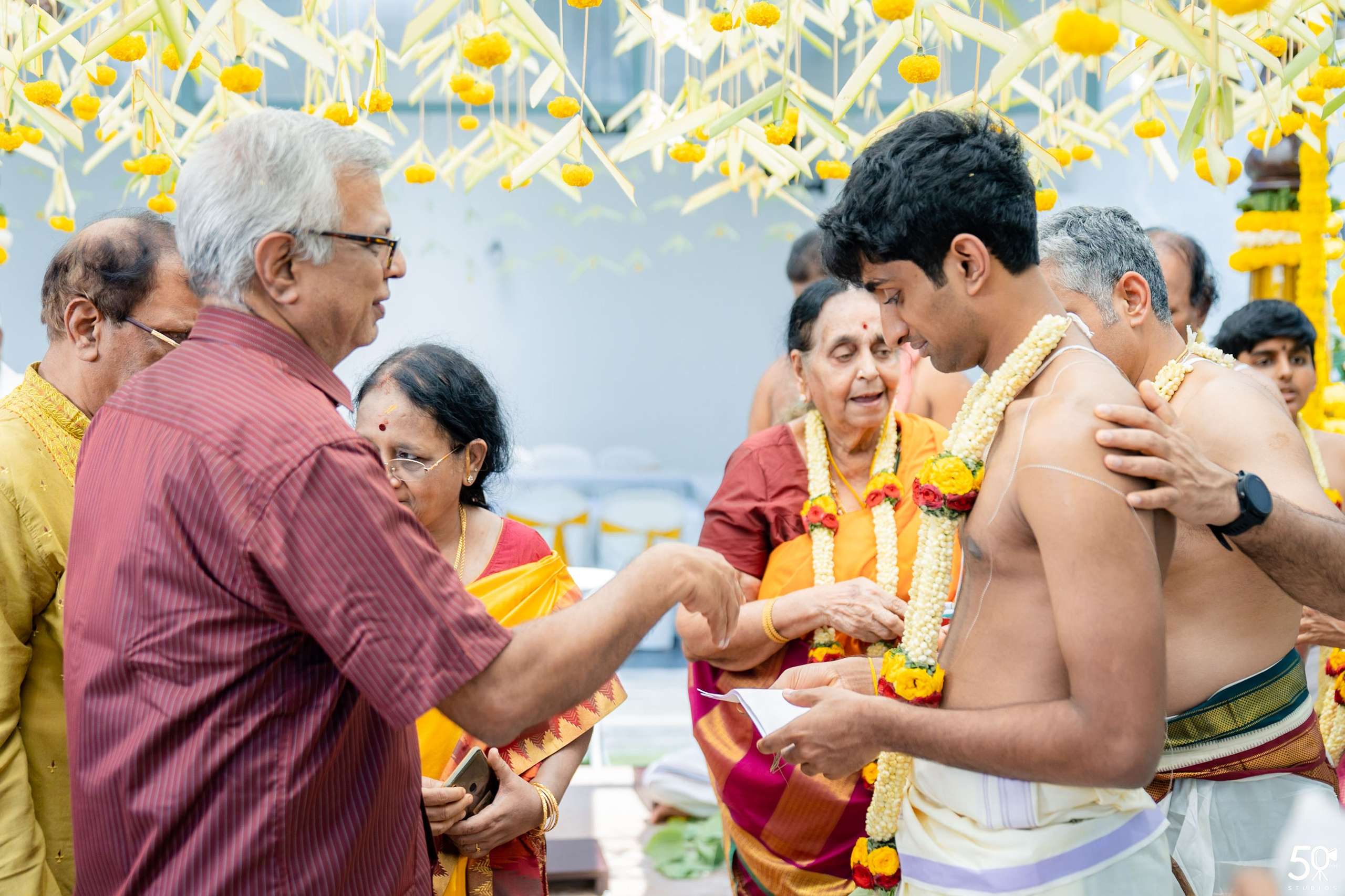 SANJAY AND SAKETH UPANAYANA. 50mm STUDIOS