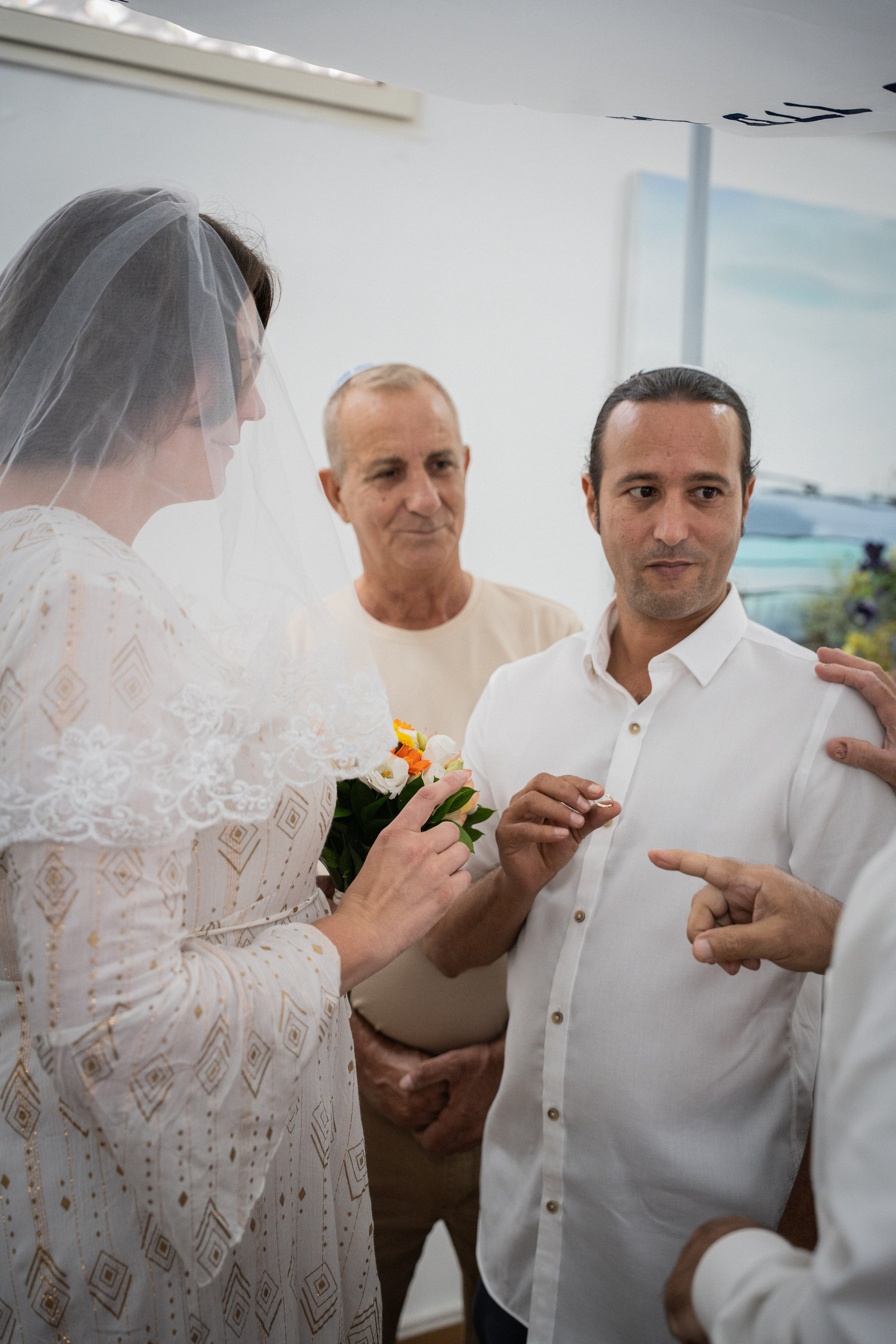 Chuppah of Yael & Raz, Hod Hasharon, July 2026. Divign By Tehilah — Meaningful Graphic Design & Photography