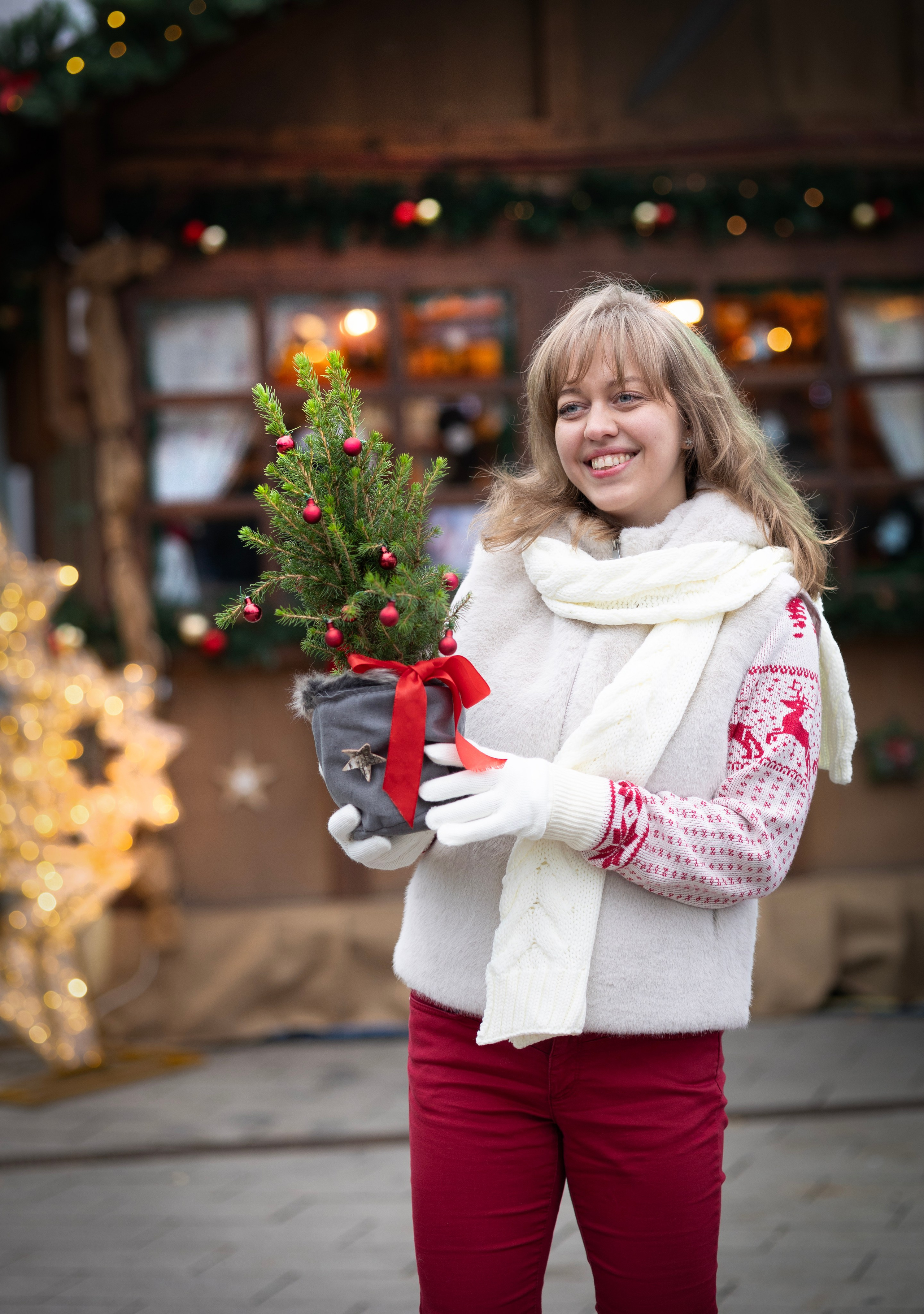 Nadja and Christmas. Photographer in Munich