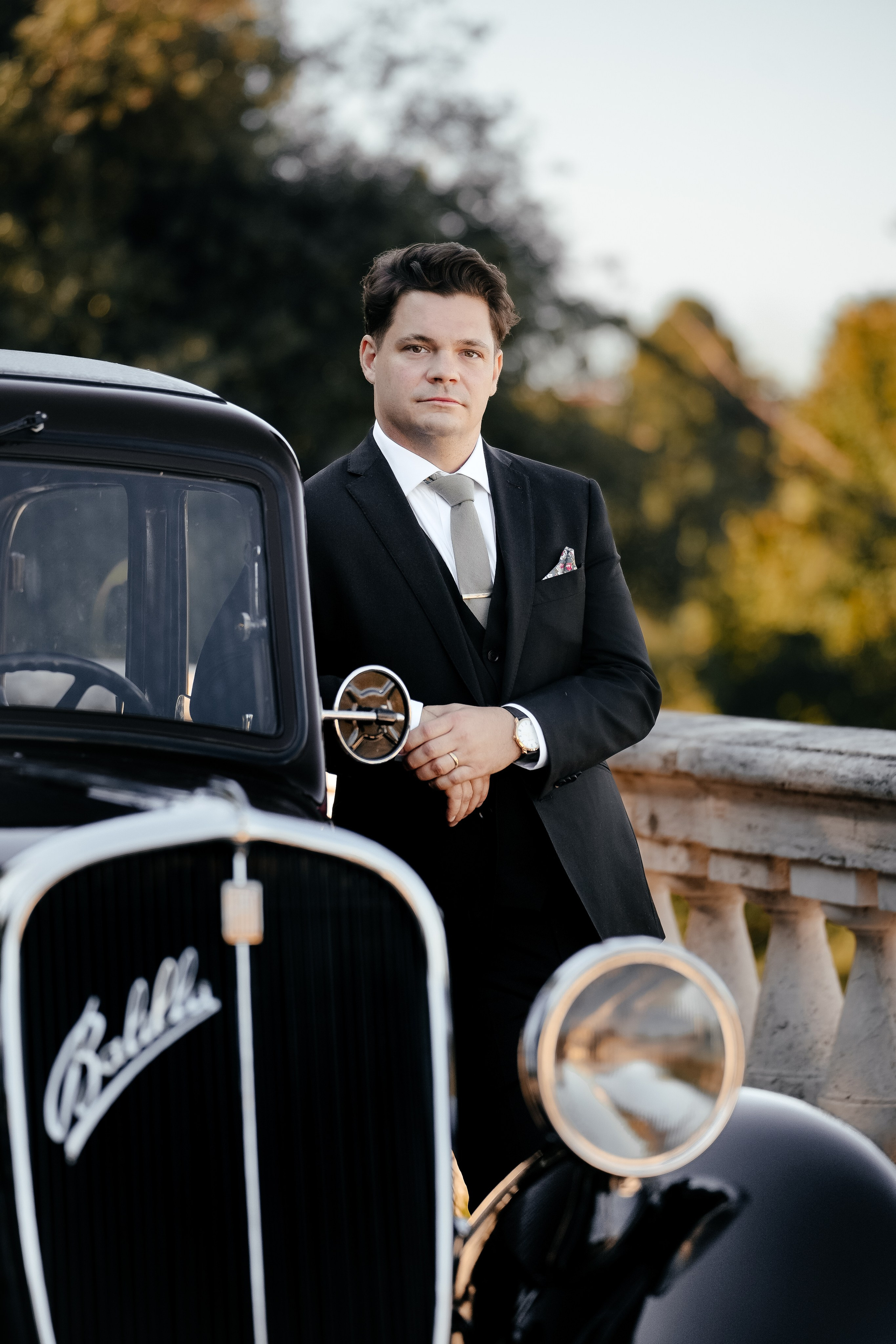 Retro cars in Florence Tuscany. Wedding Photographer in Italy