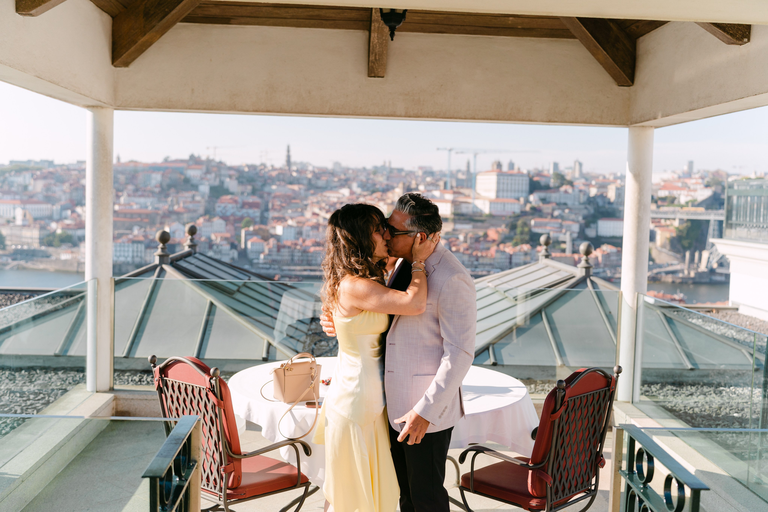 Wedding Proposal at Yeatman Hotel. Wedding and couple photographer in Porto