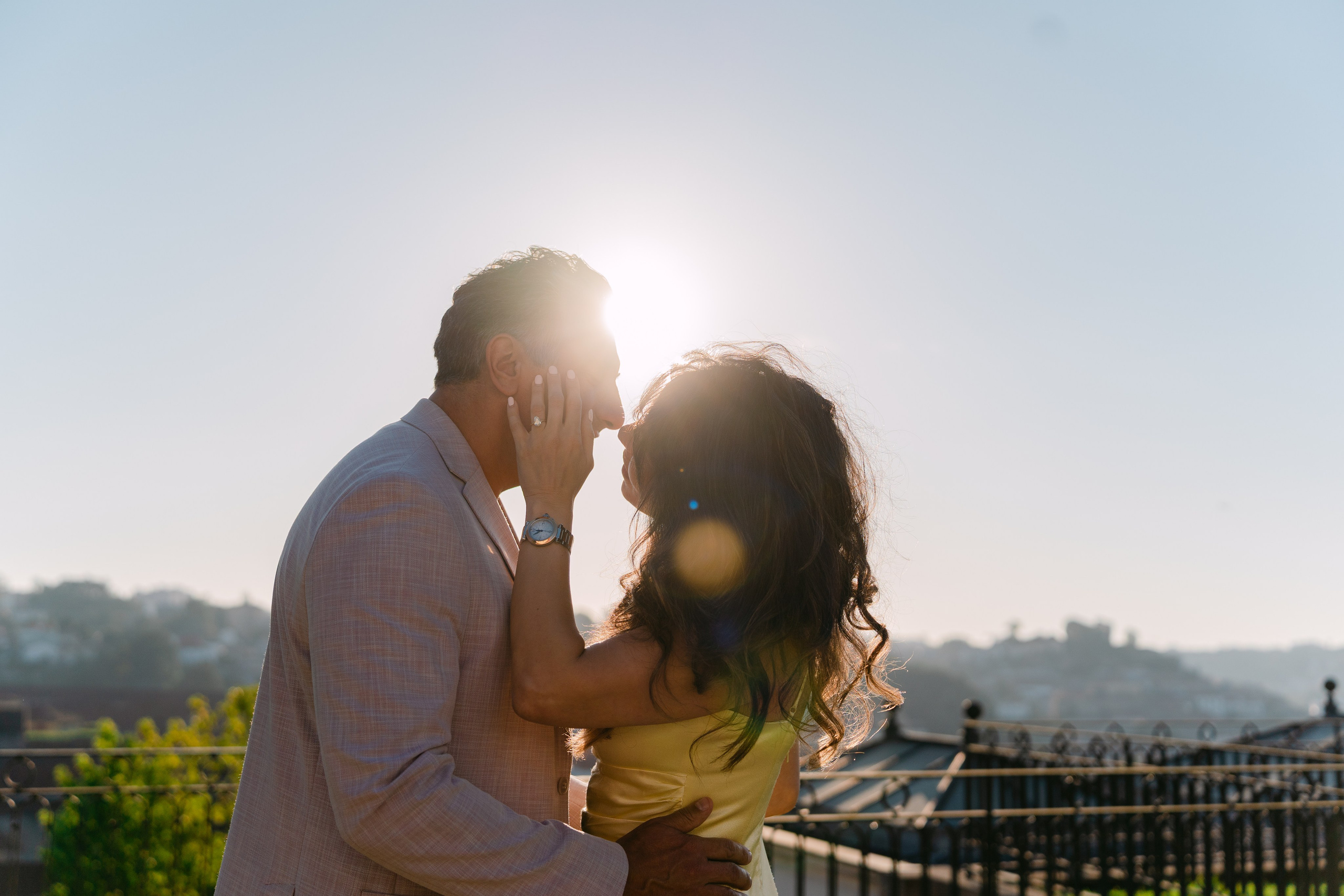 Wedding Proposal at Yeatman Hotel. Wedding and couple photographer in Porto