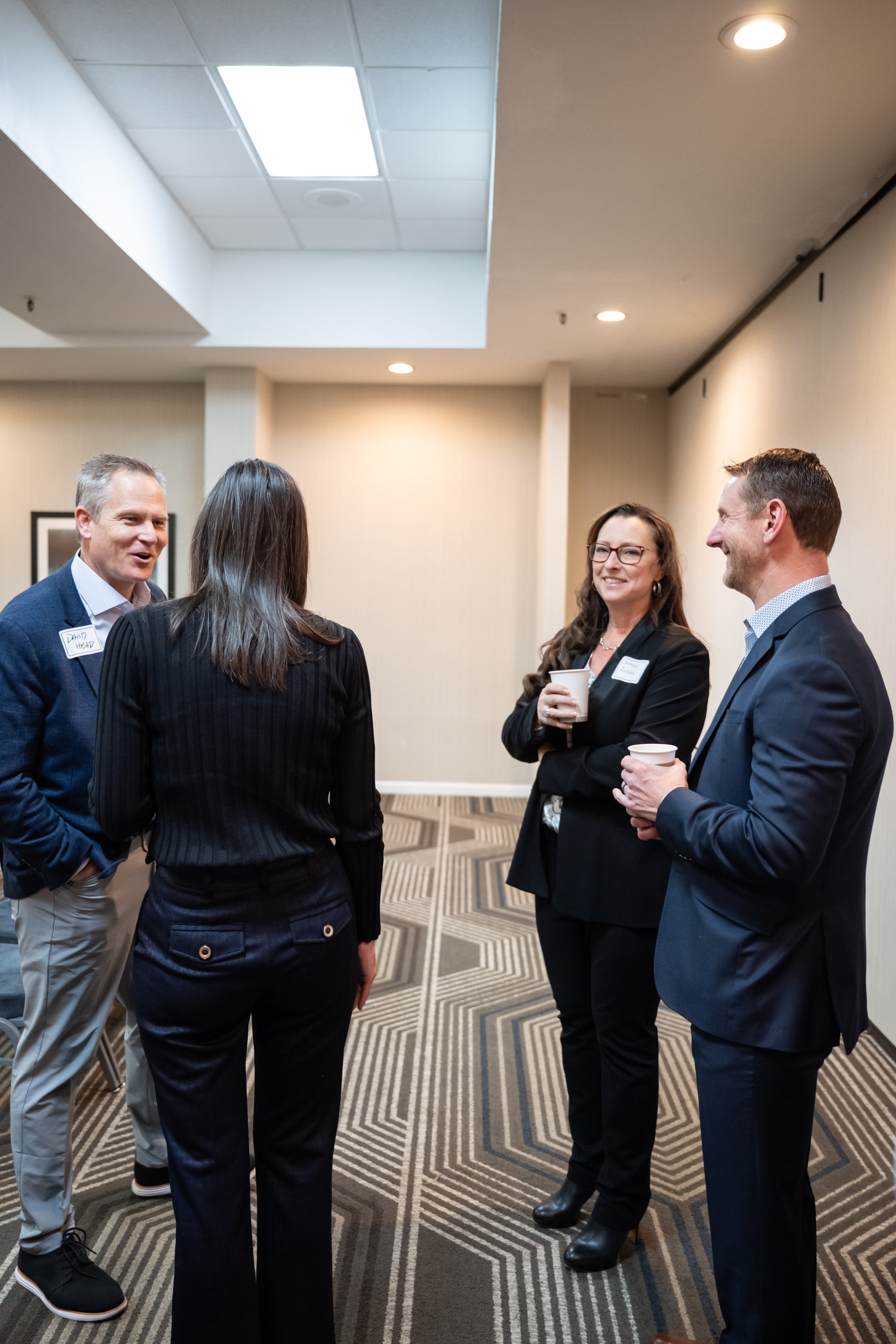 Executive Roundtable networking. Portrait photographer in Charlotte, North Carolina