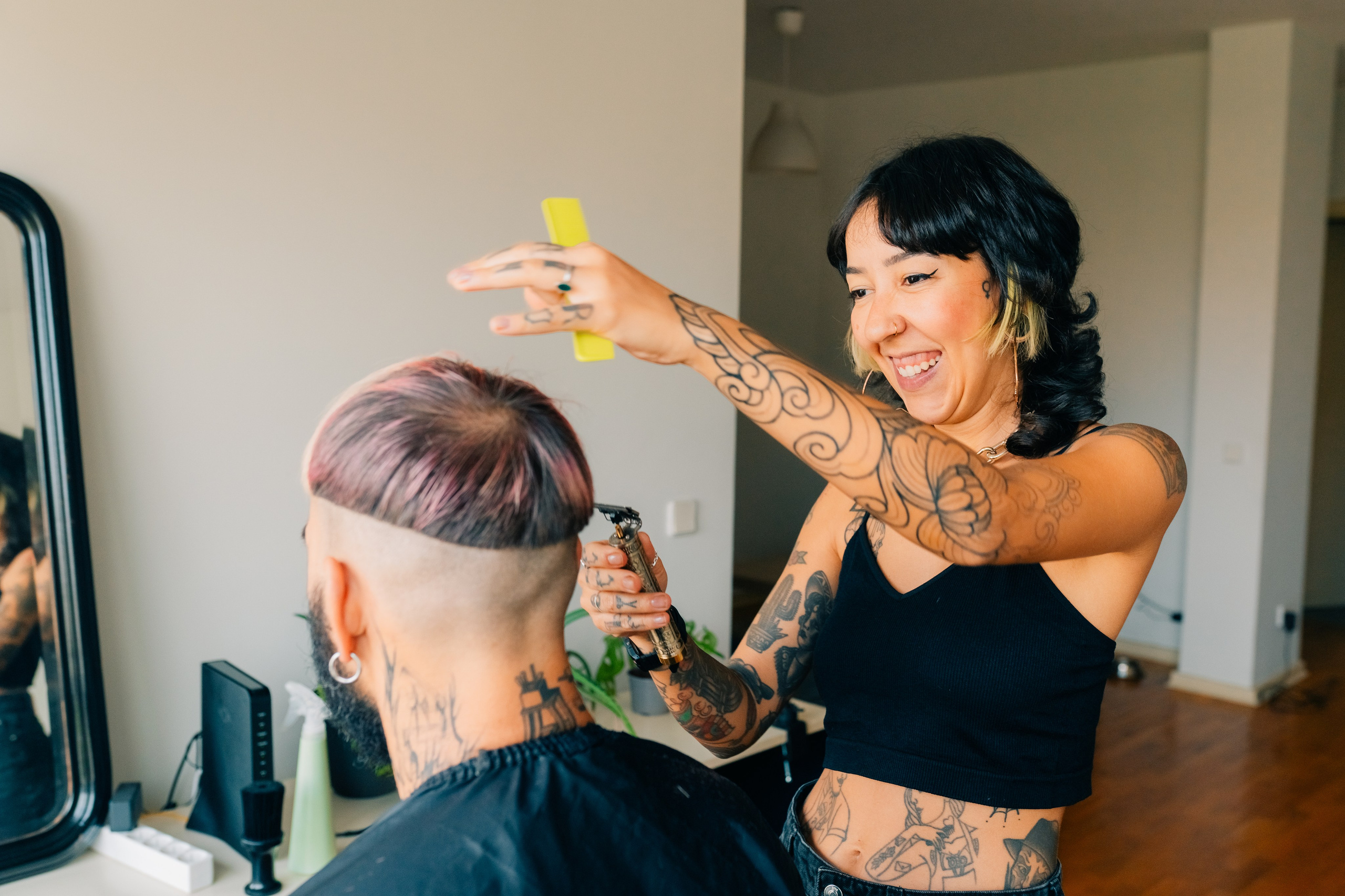 Dani & Rui at their apartment. Maria Sher. Professional photographer from Porto, Portugal