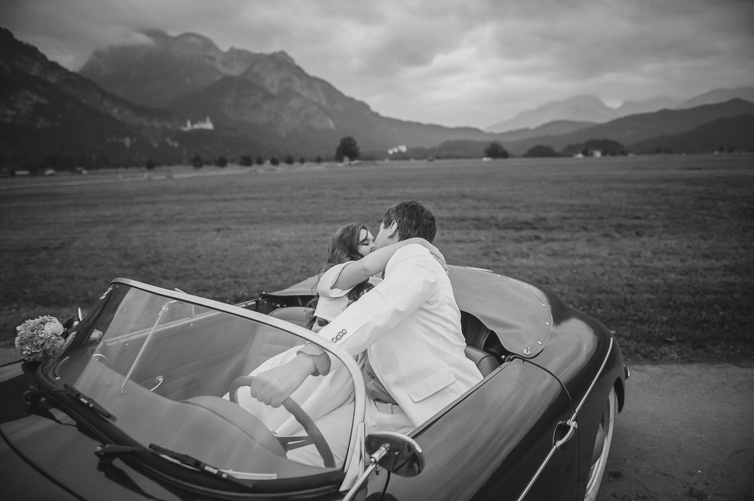 Heiraten bei Schloss Neuschwanstein. Hochzeitsfotograf München - Olga Boyko Hochzeitsreportage