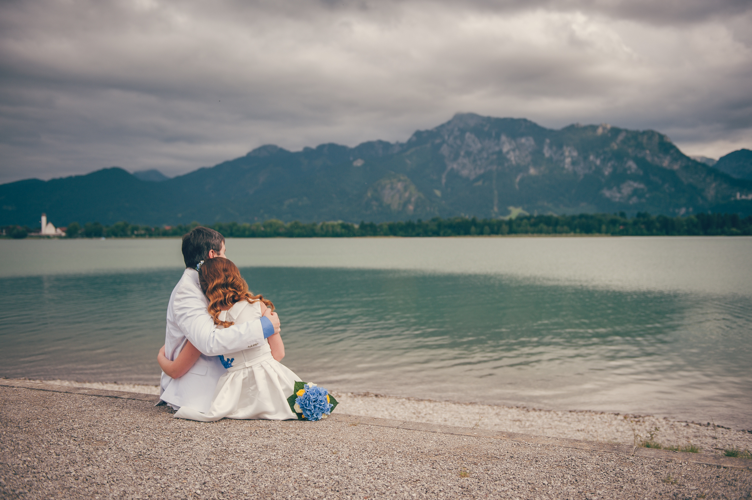 Heiraten bei Schloss Neuschwanstein. Hochzeitsfotograf München - Olga Boyko Hochzeitsreportage