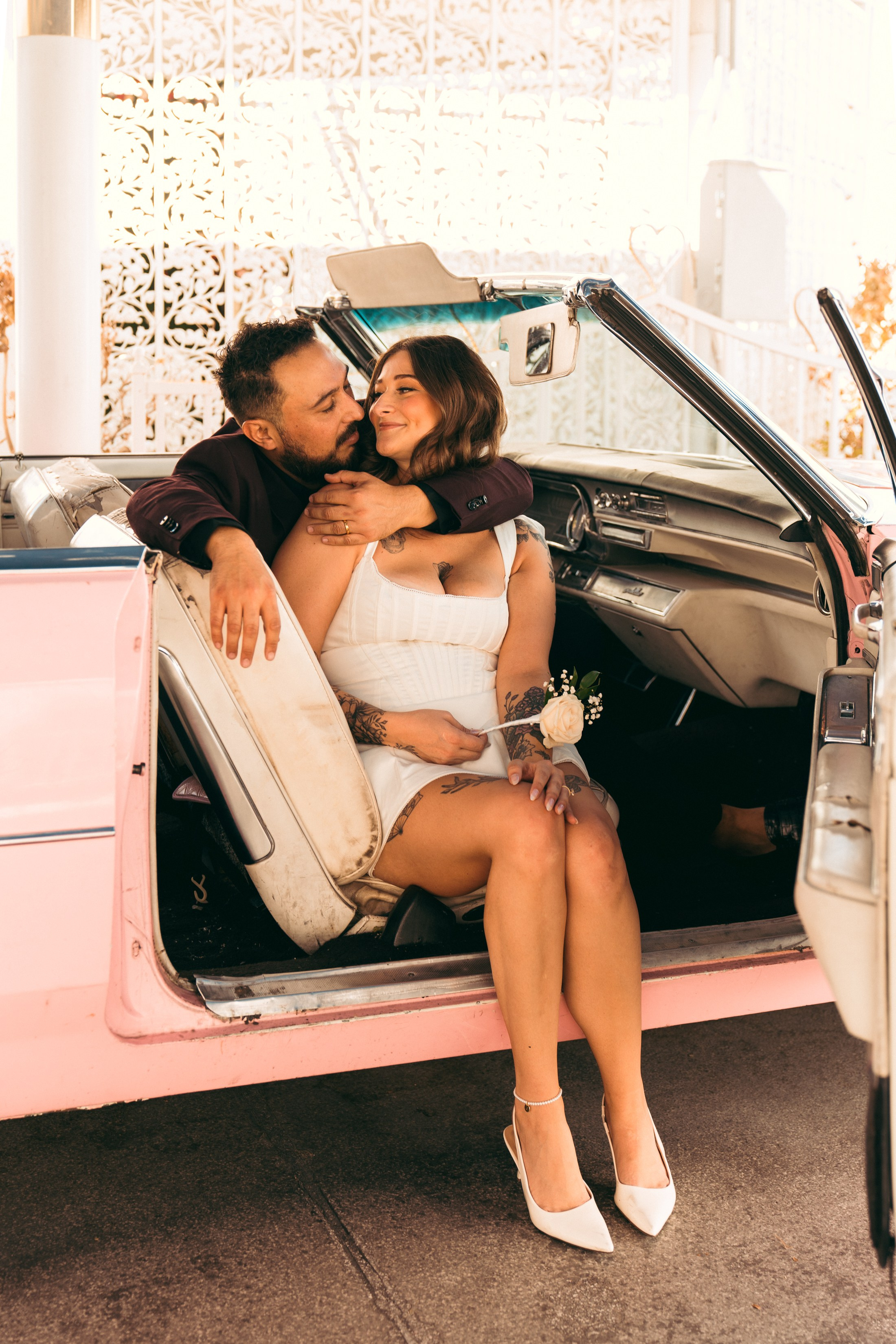 Erin&Jonathan. Wedding & elopement photographer Viktoriya Kravtsov. Las Vegas