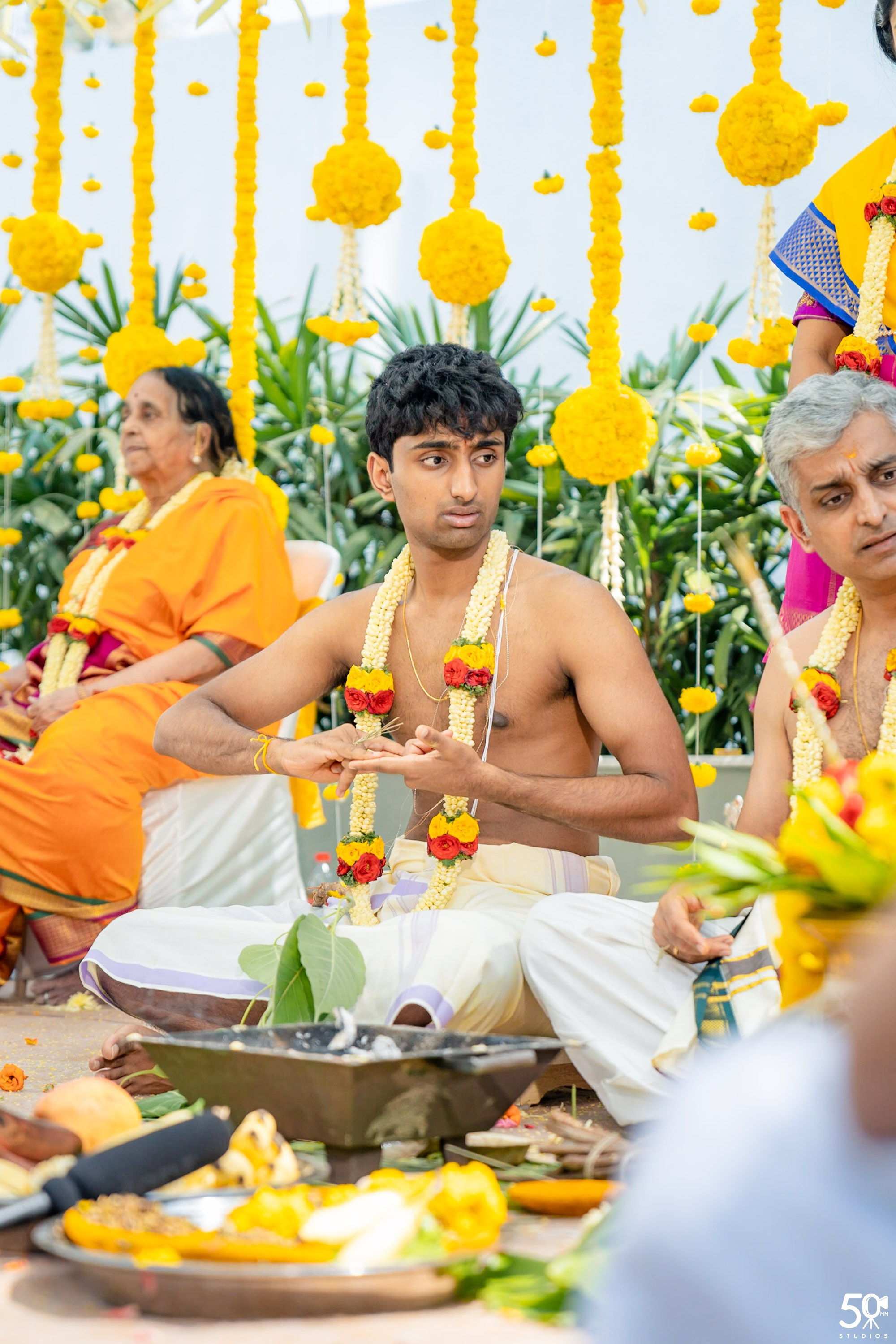SANJAY AND SAKETH UPANAYANA. 50mm STUDIOS