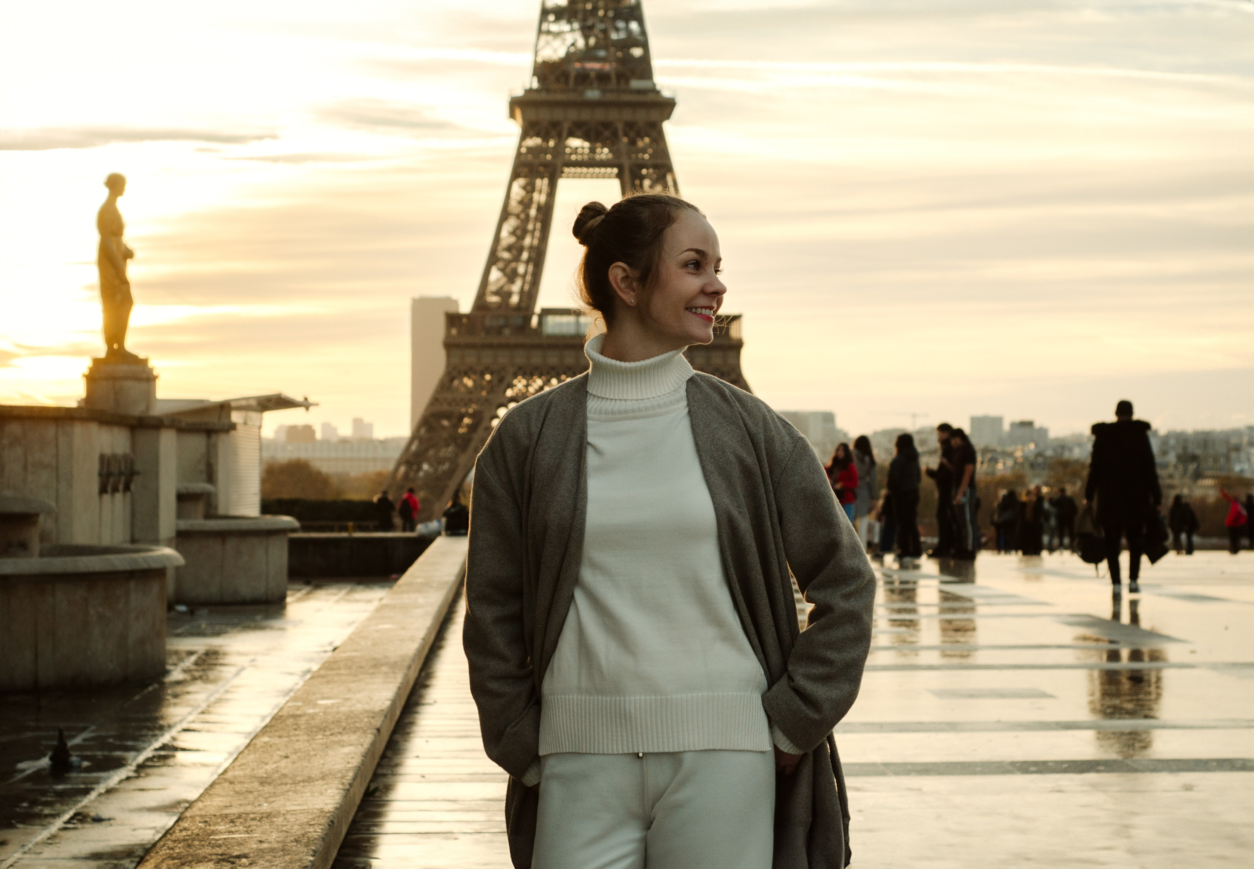 Рассвет у Эйфелевой башни. Фотограф в Париже Полина Осипова