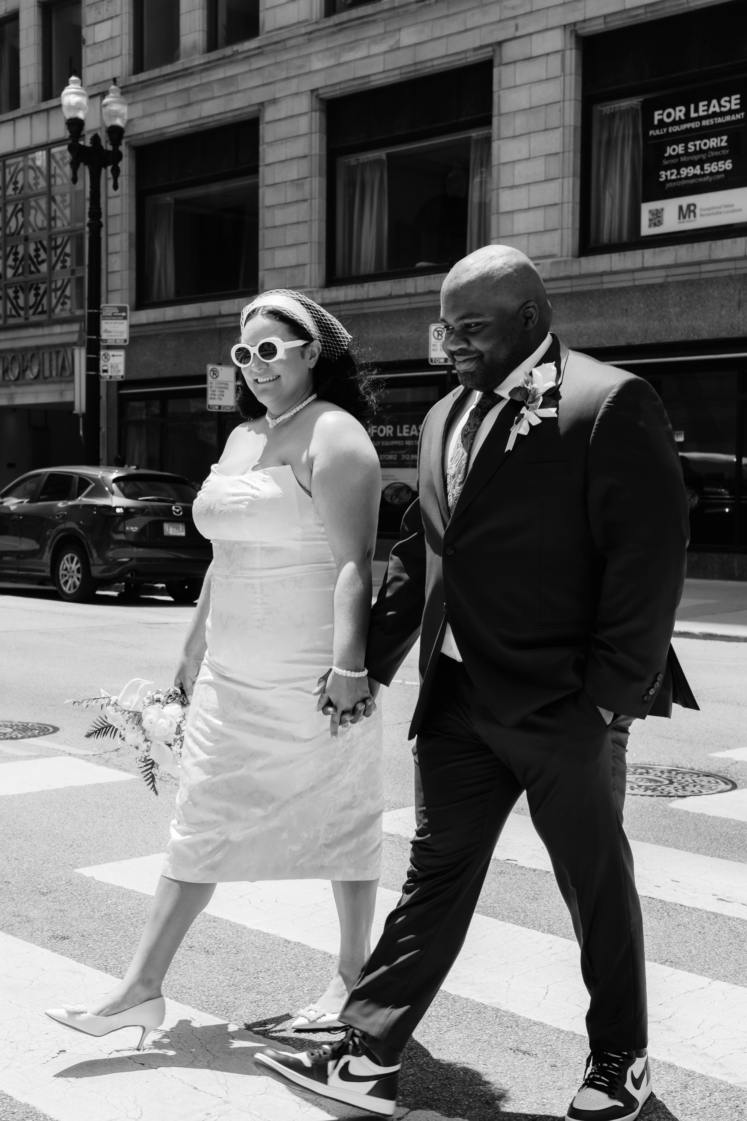 Intimate City Elopement in Downtown Chicago