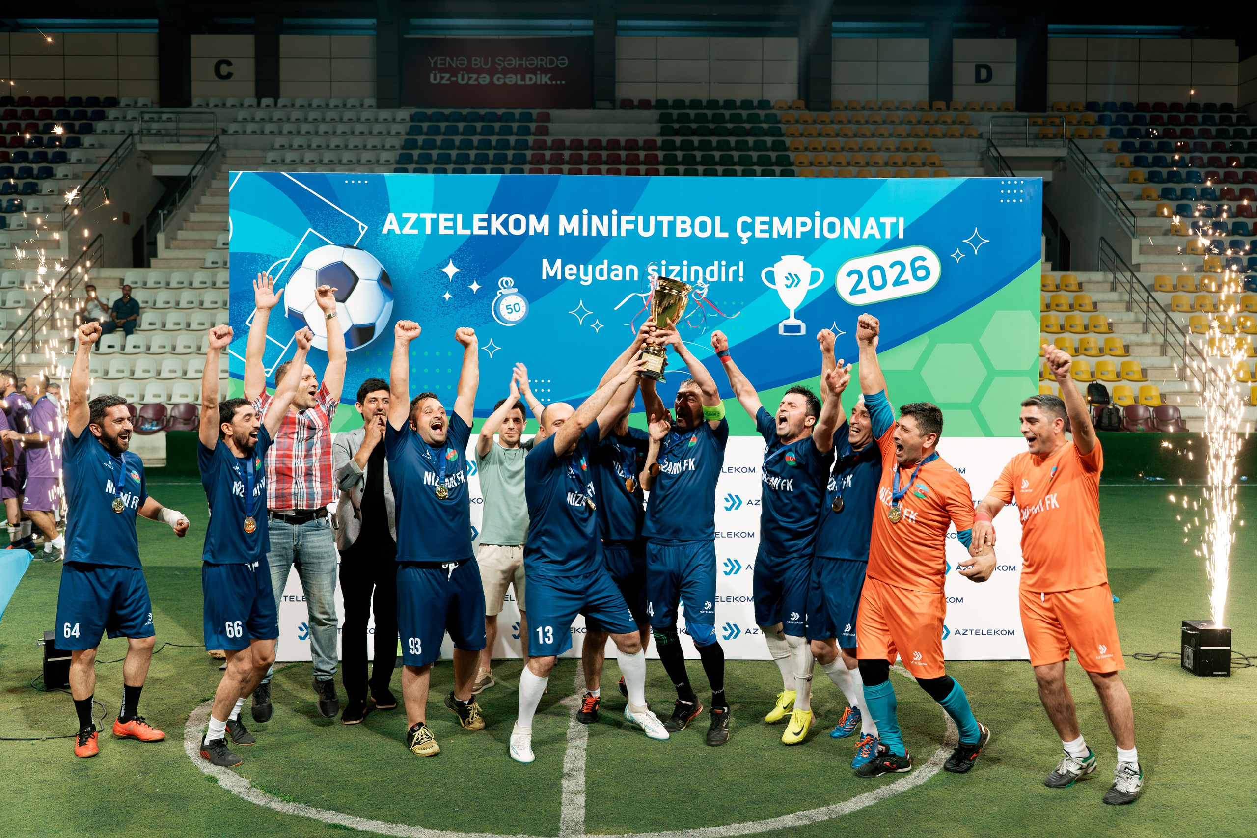 Aztelekom mini futbol. Fotoqraf Vəli Məmmədov