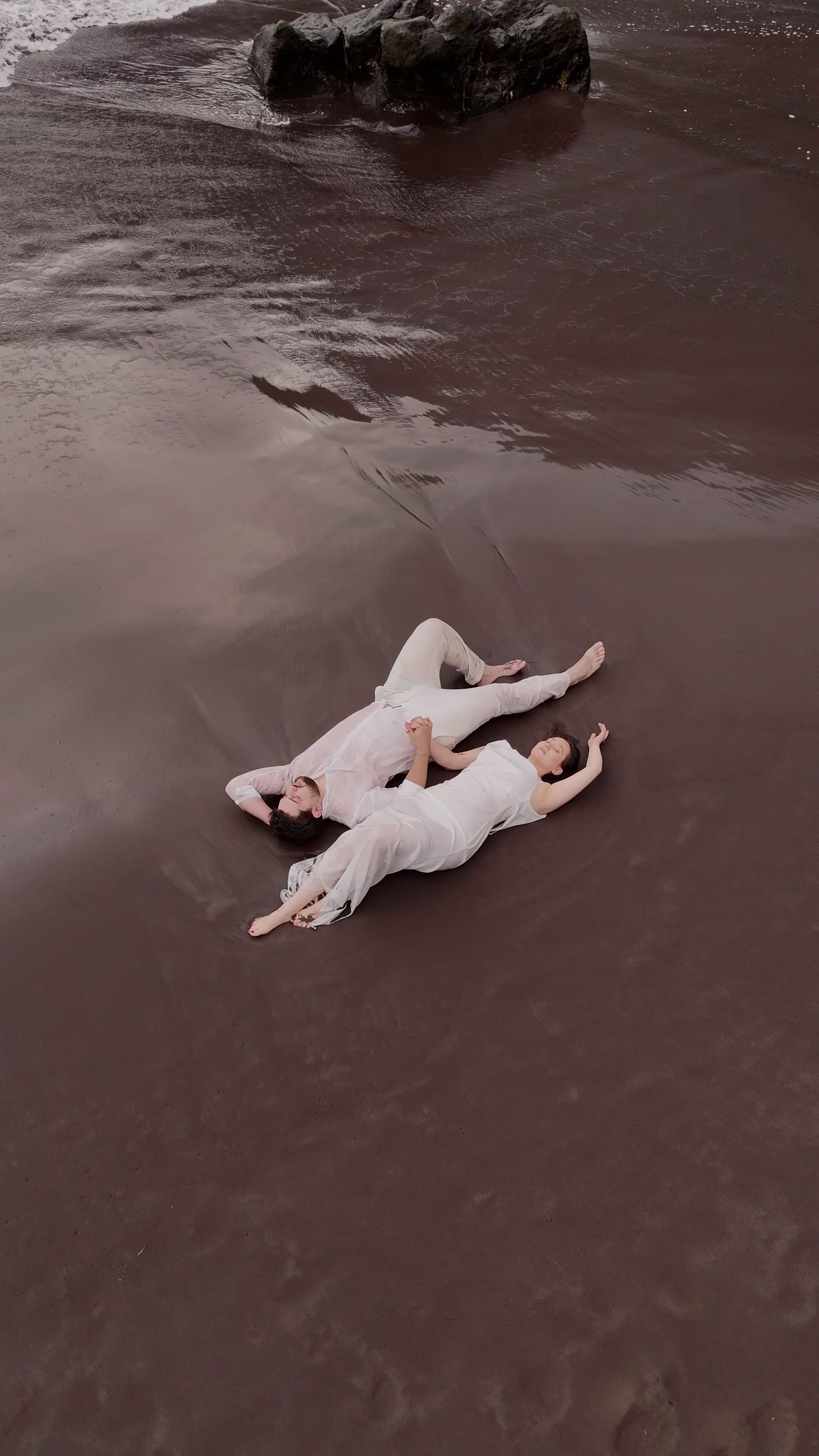 Drone shoots at Seixal beach