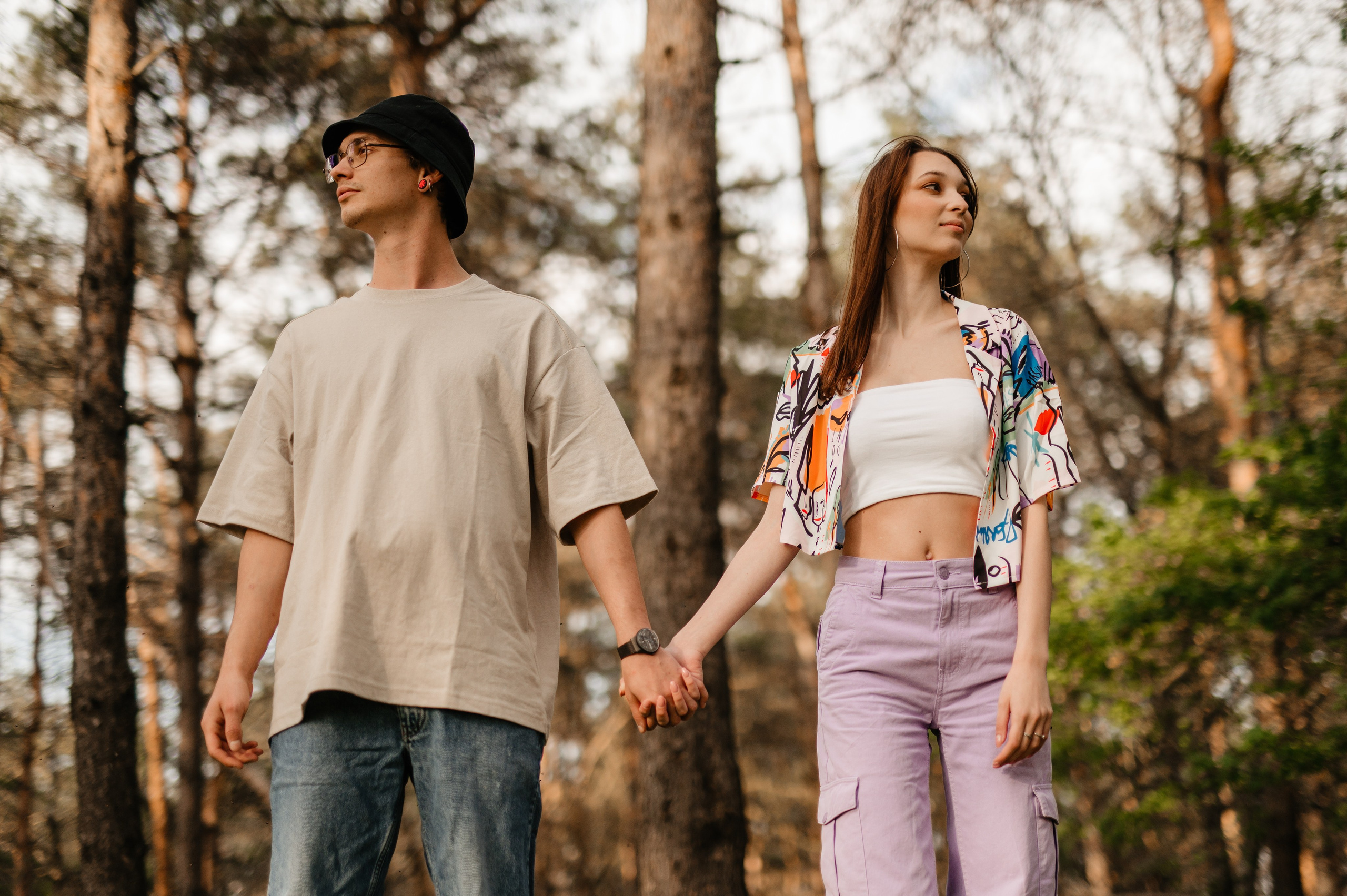 Sedinta foto la apus de primavara, copaci infloriti primavara. Proud Vision Weddings | Wedding Photography & Film — Servicii profesionale Foto Video Nunta Iasi