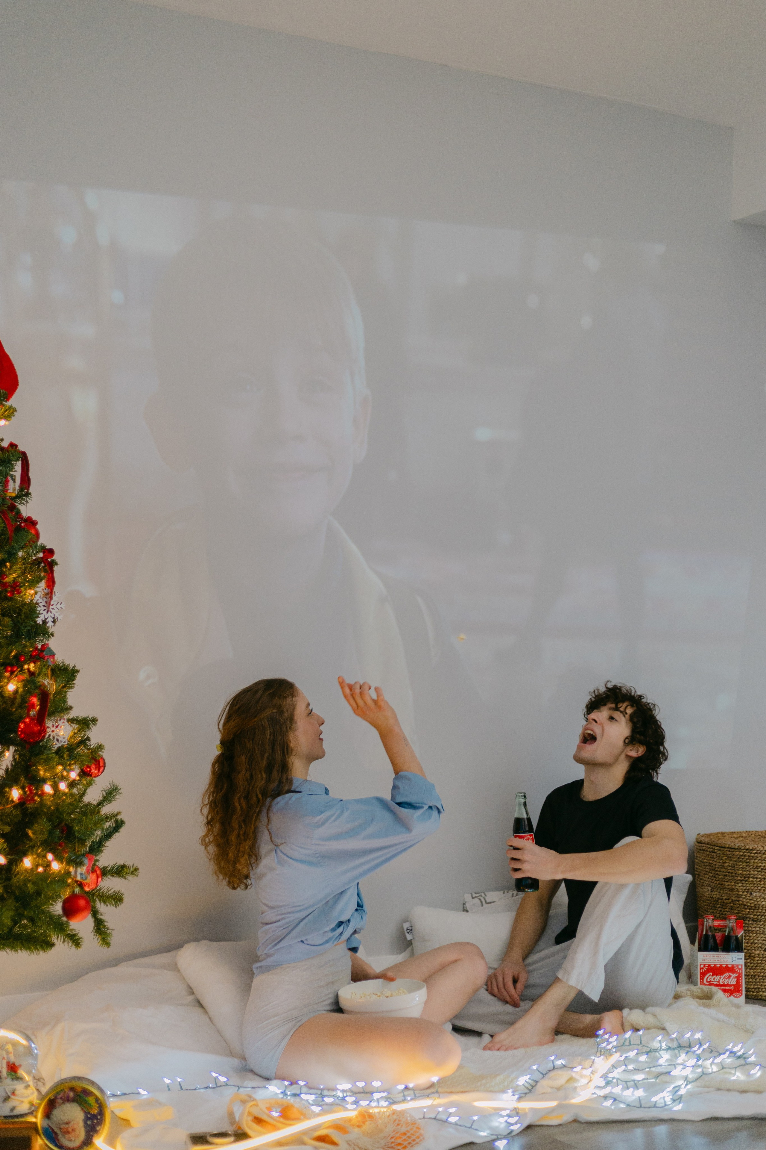 Christmas magic together. Home