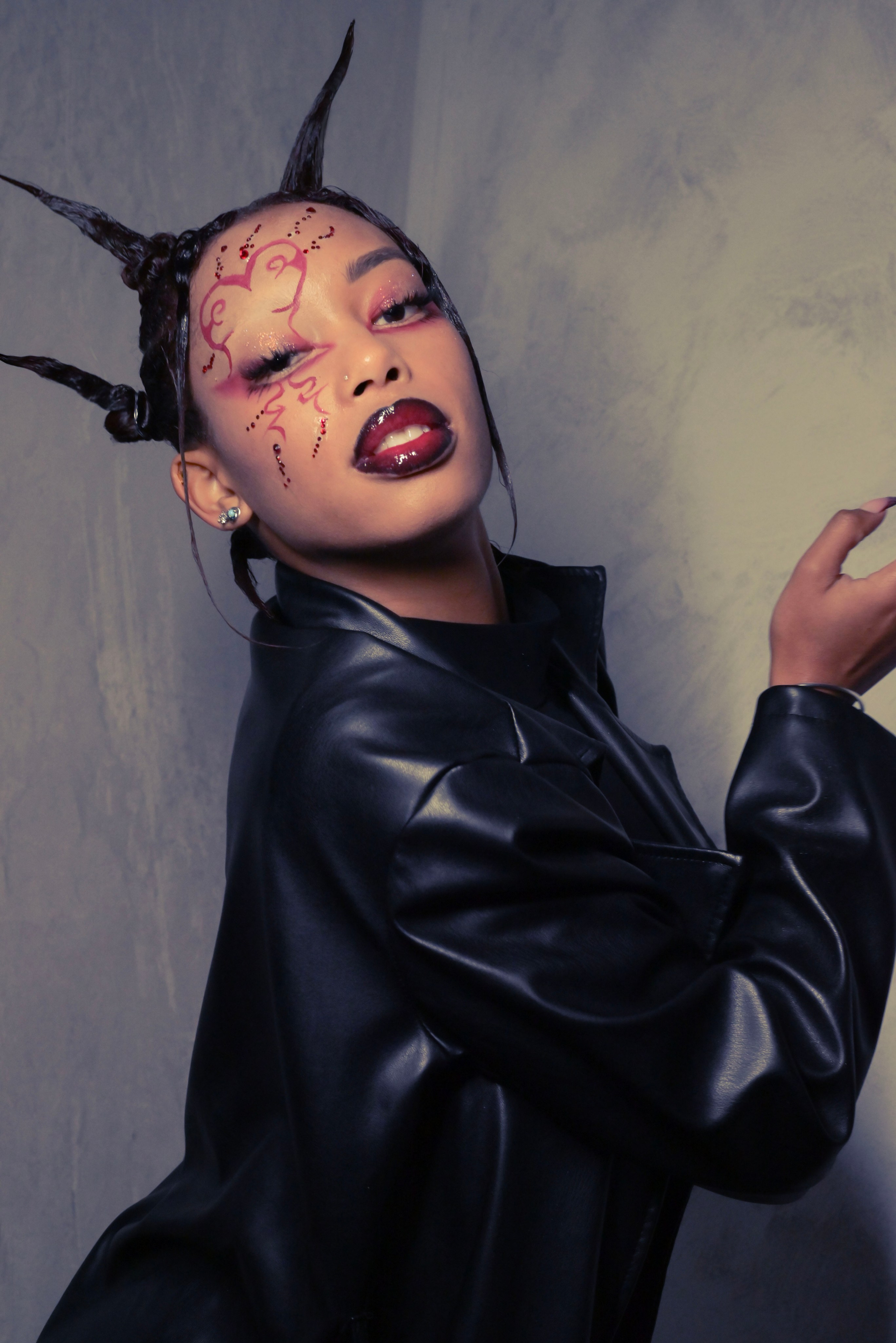 Shooting ragazza studio