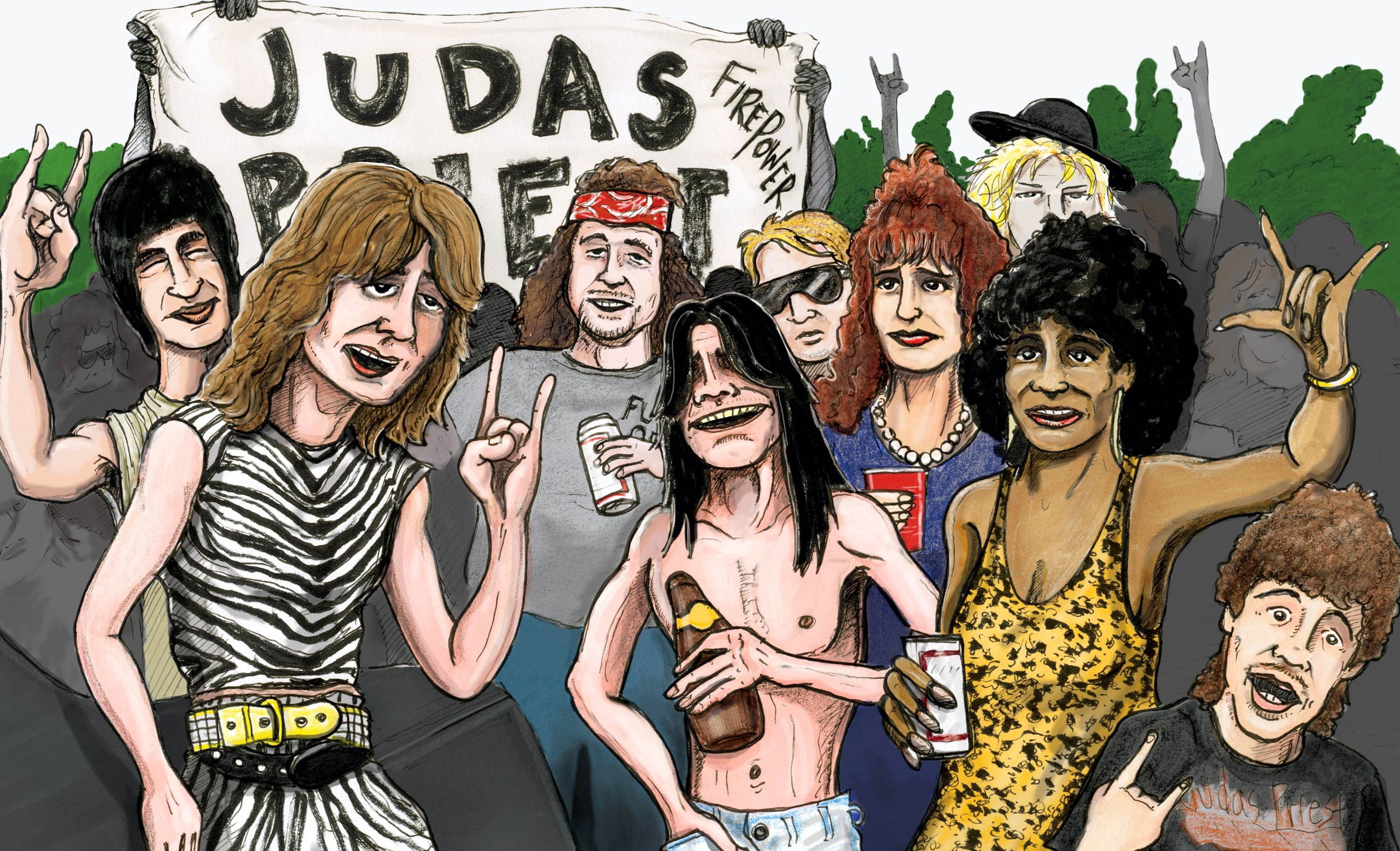 «Heavy Metal Parking Lot» cumple 40 años con una proyección especial de sus imágenes inéditas | FOTKAI