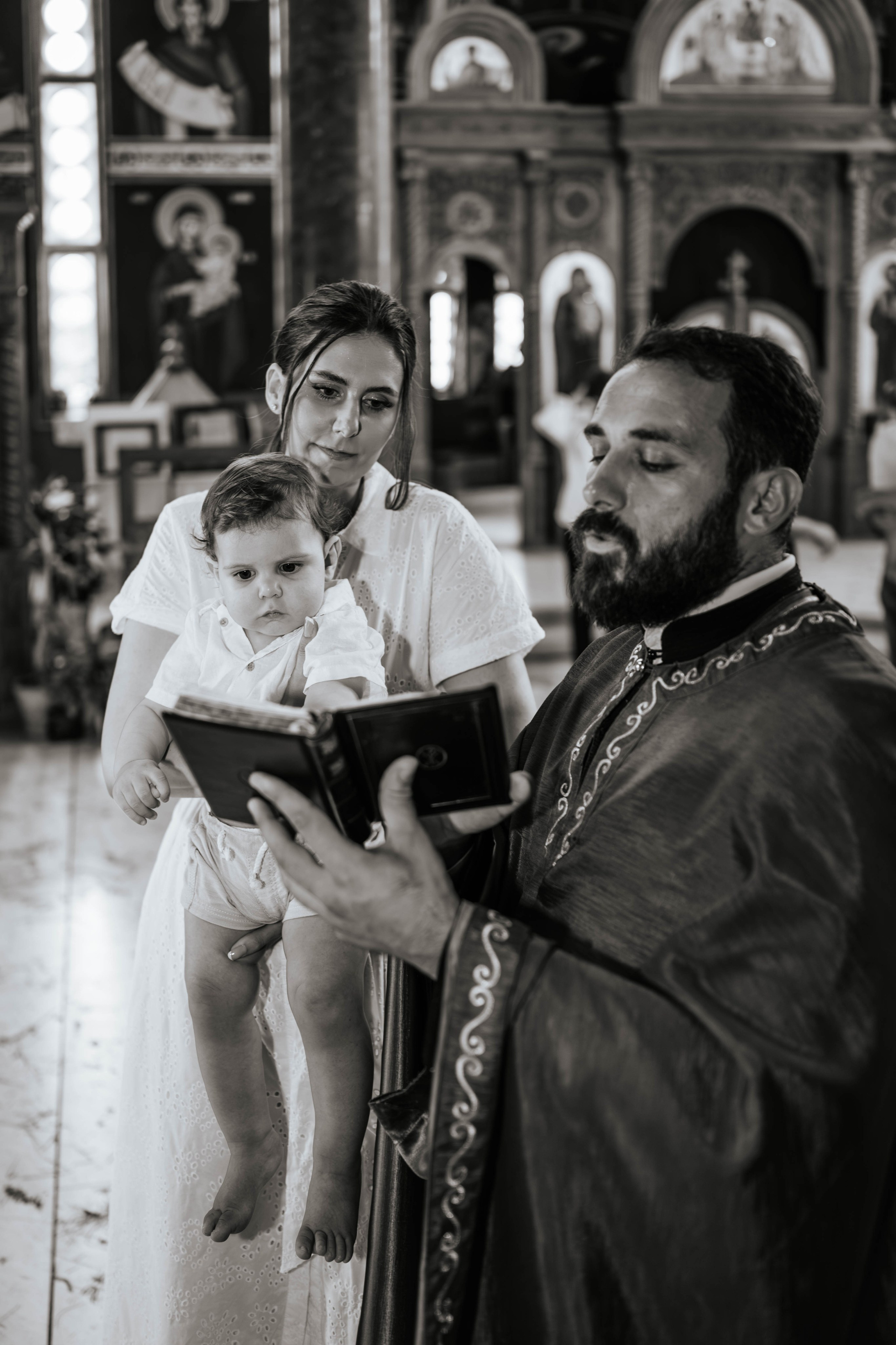 Mihajlo - krštenje. Dečiji i porodični fotograf