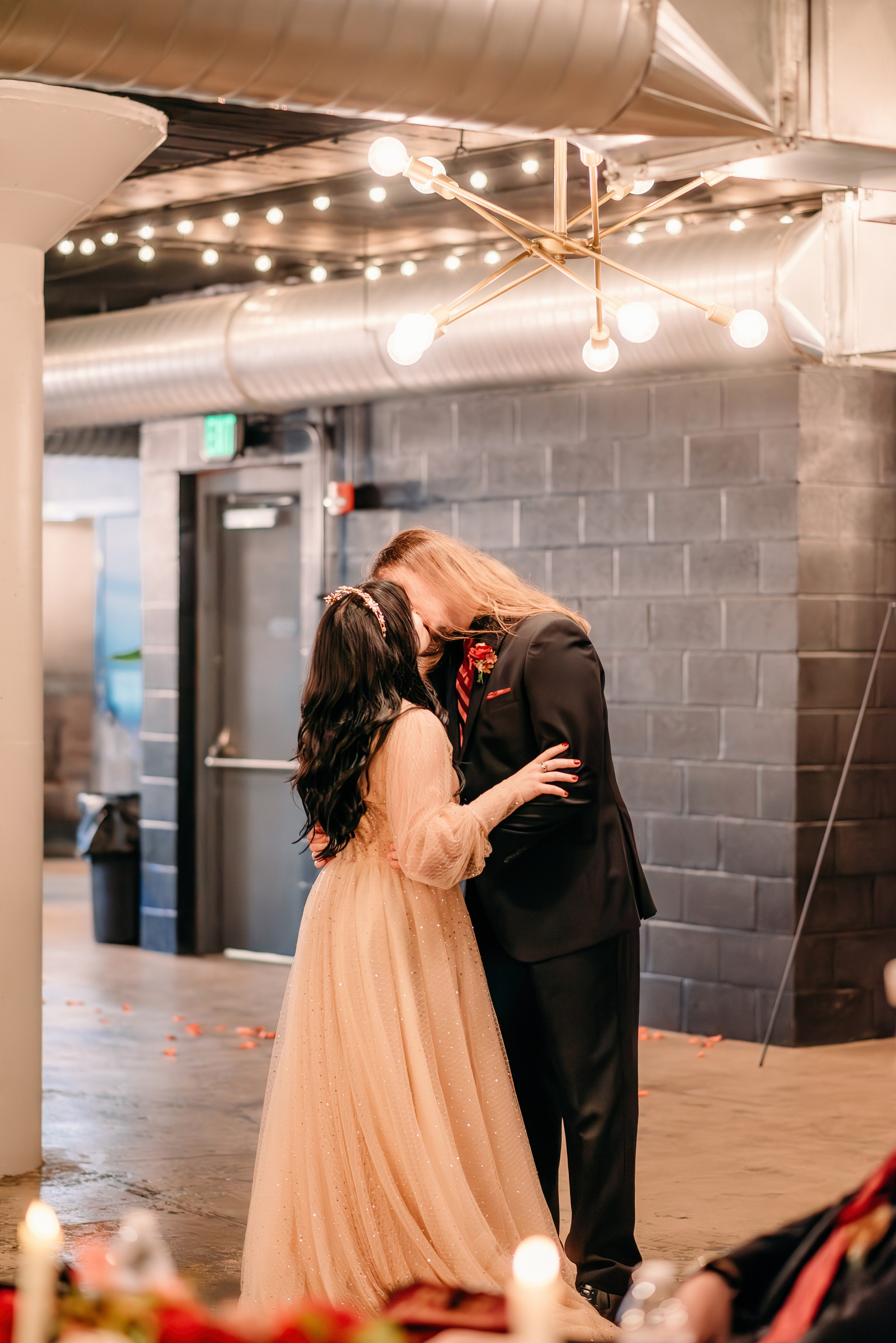 Bold & Dramatic Wedding at The Paper Mill on The Landing | Fort Wayne Wedding Photographer. Alexandria Danielle Photography | Fort Wayne & Indianapolis Wedding Photographer