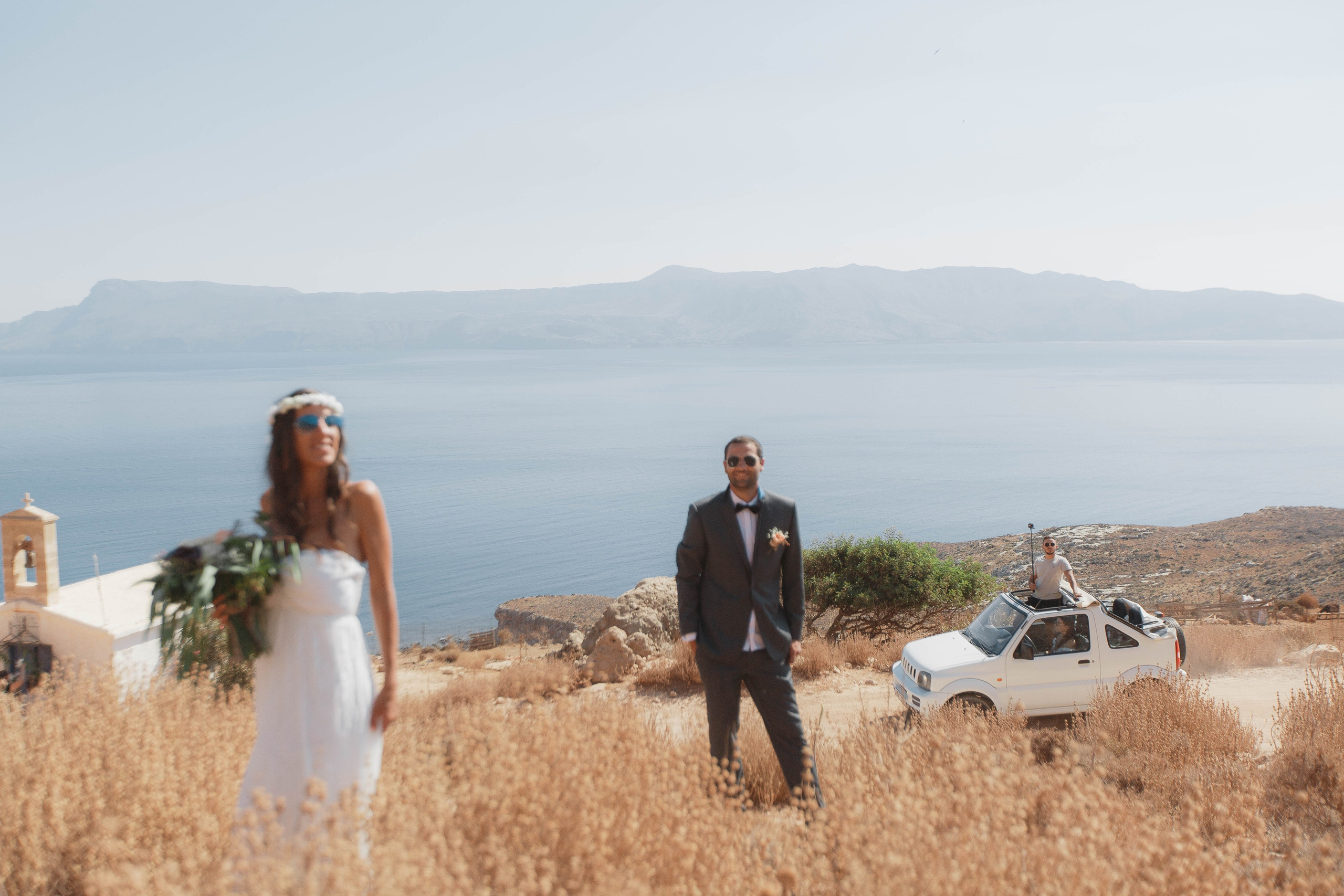 Marino & Steffi, Crete. Denny Savon — Photographer in Santorini | Weddings, Love Stories & Flying Dress