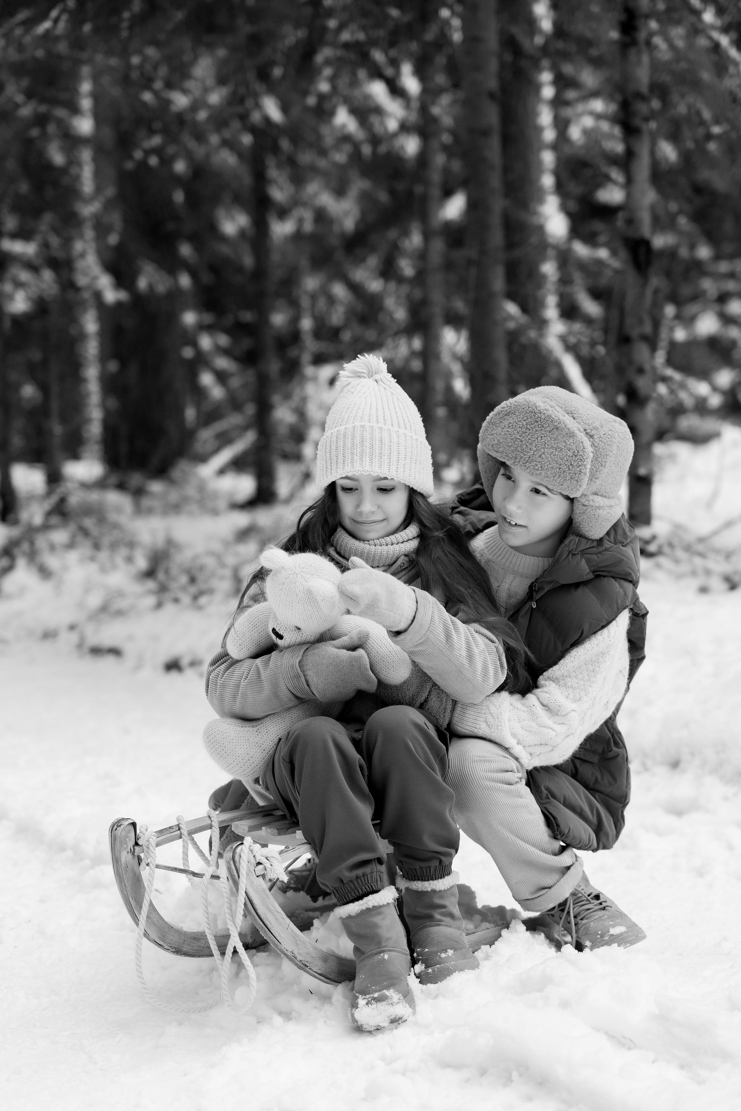 София, Микаэль. Зимняя сказка 2. Анна Григьян — фотограф ретушёр в Даугавпилсе (Латвия)