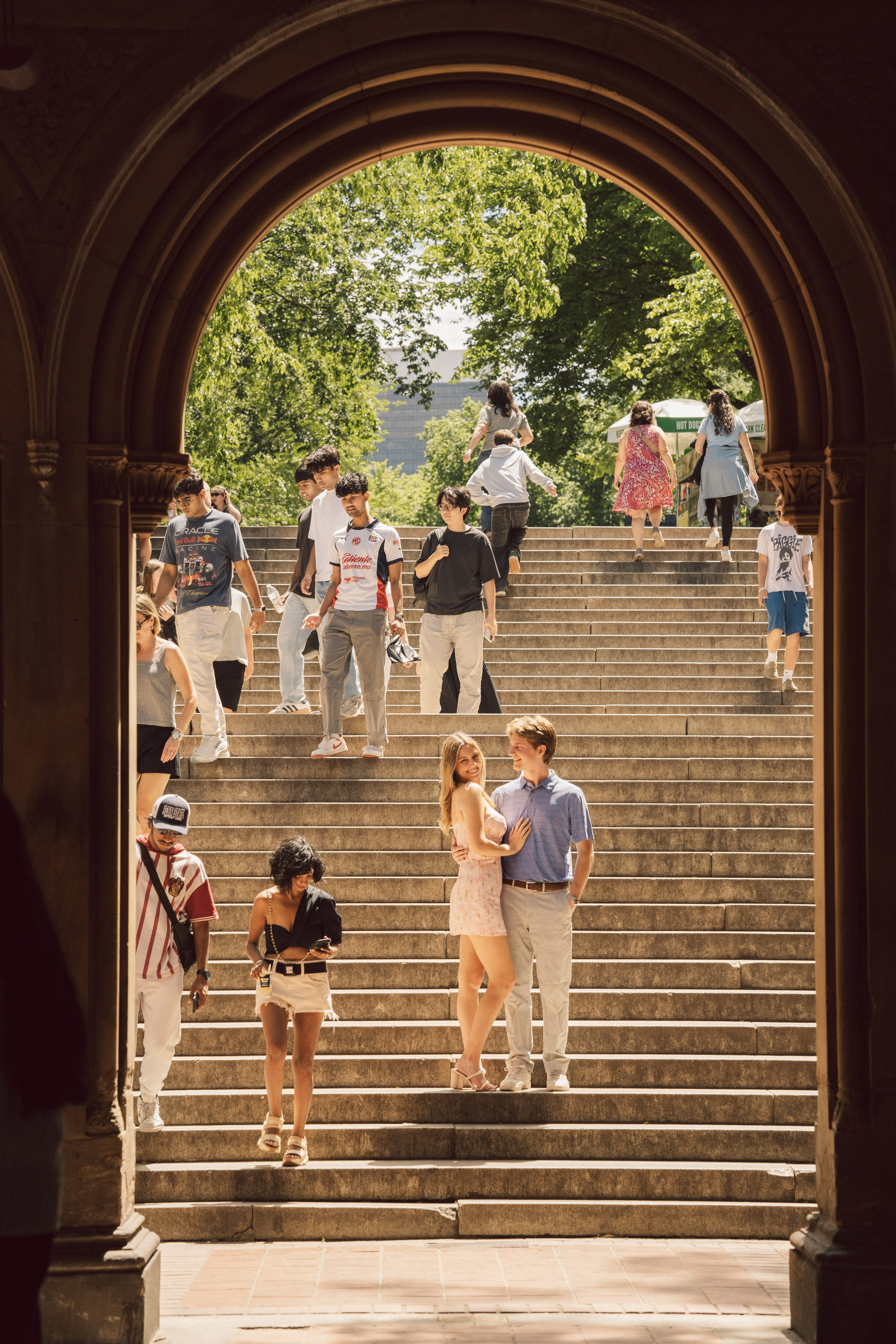 Surprise proposal Central Park. New York + destination photographer