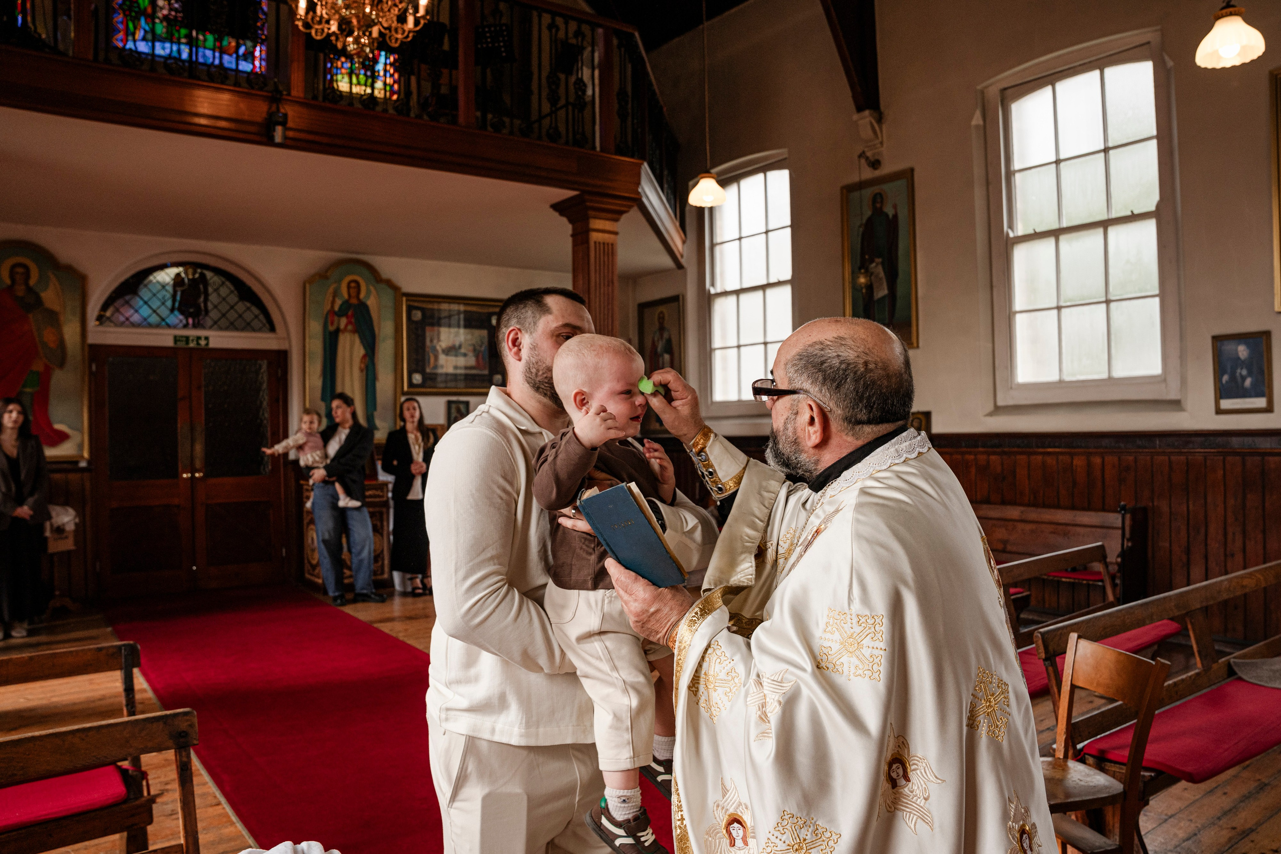 Davyd’s Christening. Tonya Kyrylenko photographer in London