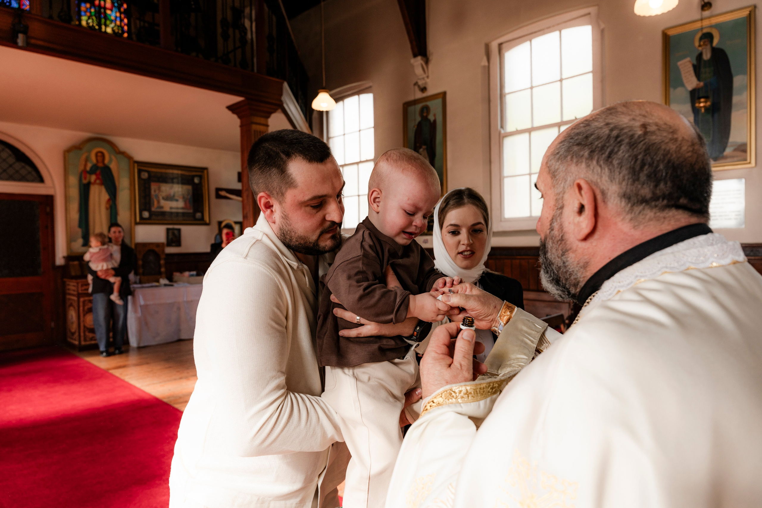 Davyd’s Christening. Tonya Kyrylenko photographer in London