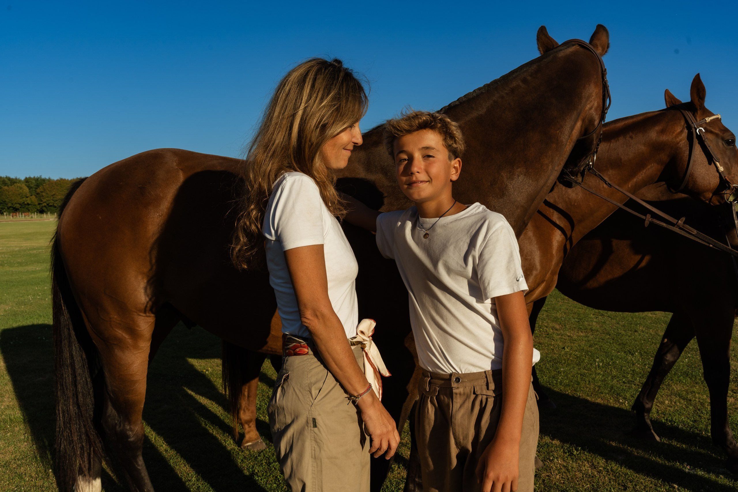 Photo shoot with horses