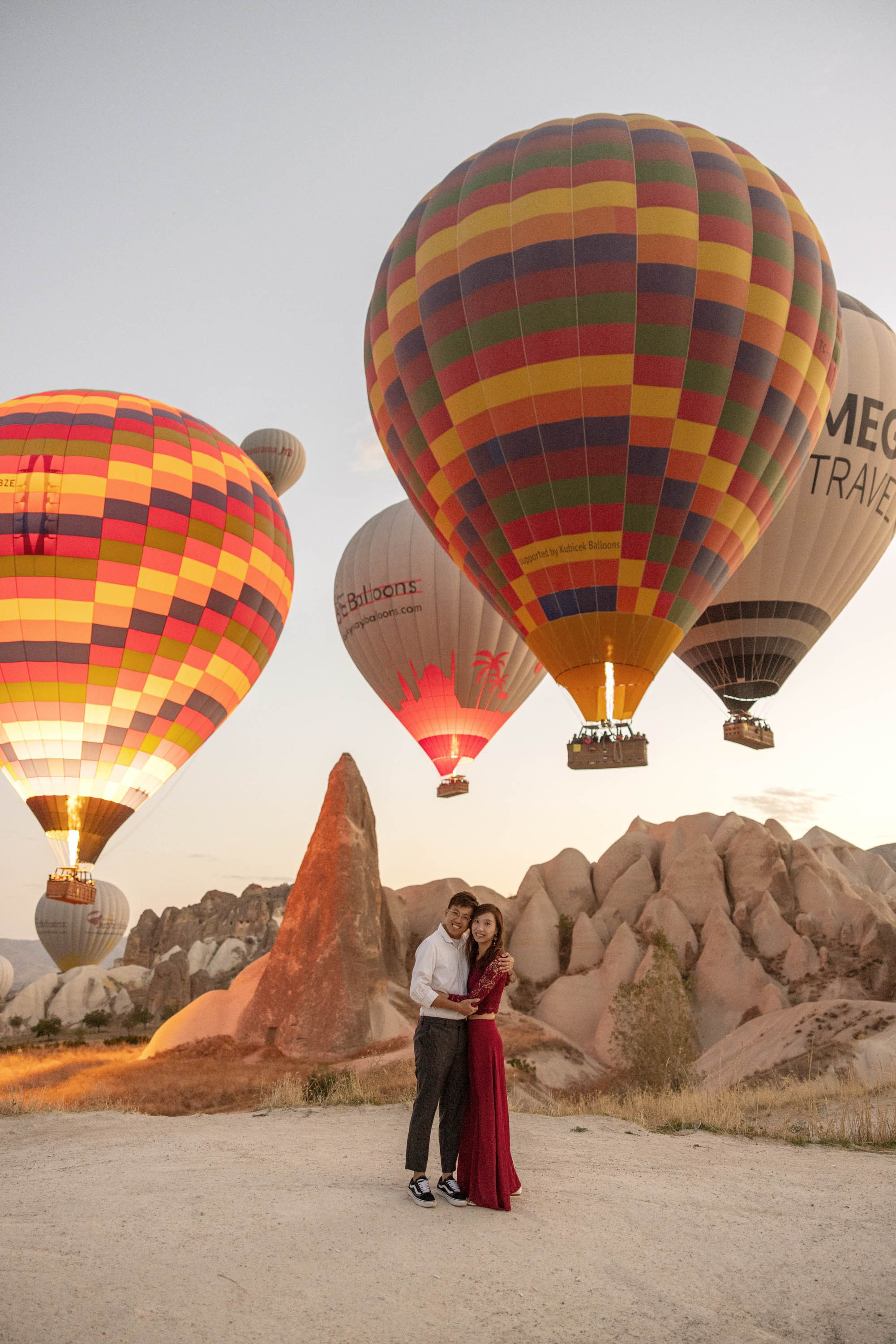 Couple photo shoot in Cappadocia. Julia Ganch I Fashion Wedding Photography I Cappadocia Turkey