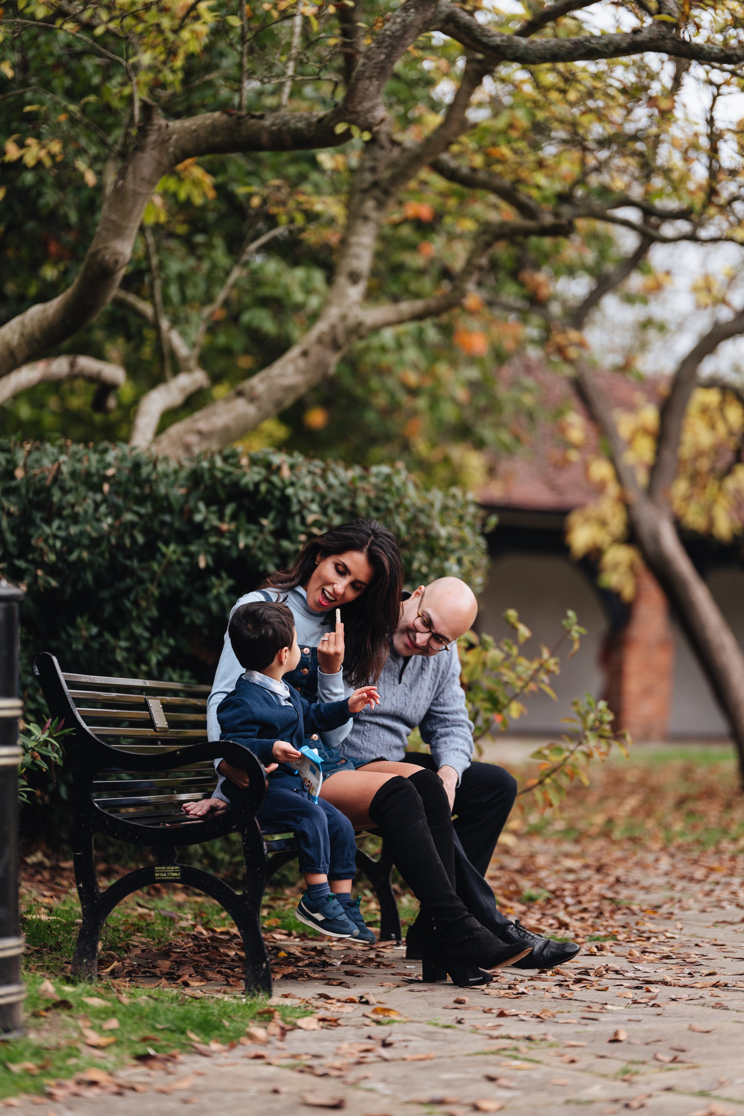 Family autumn. Wedding and family photographer in London