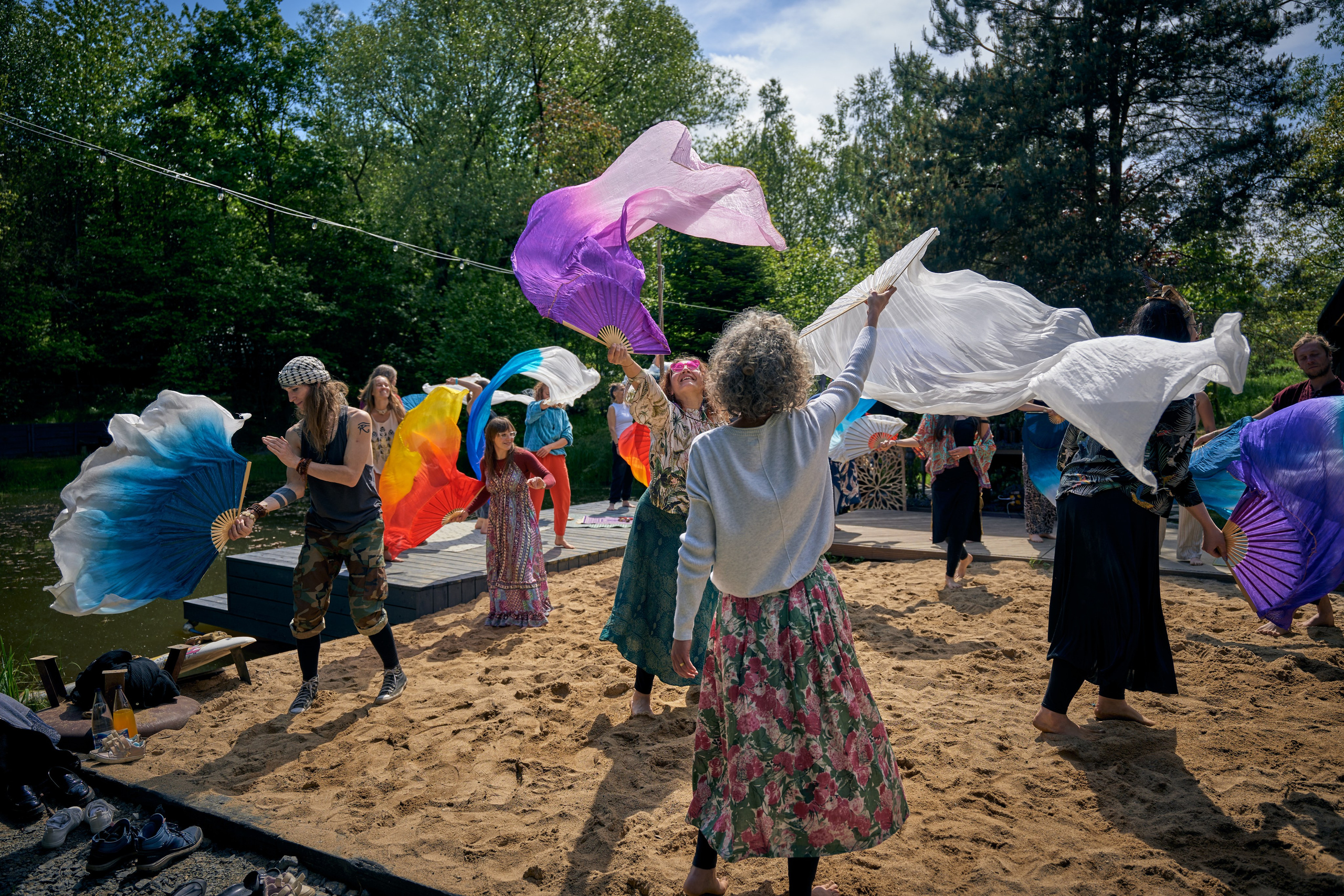 „Wachlarze na Plaży” - warsztat Nadii Szypiłow na Mikrofestiwalu „2uRodziny Turkusowej Wyspy”. Andriej Szypilow — Photography & Videography