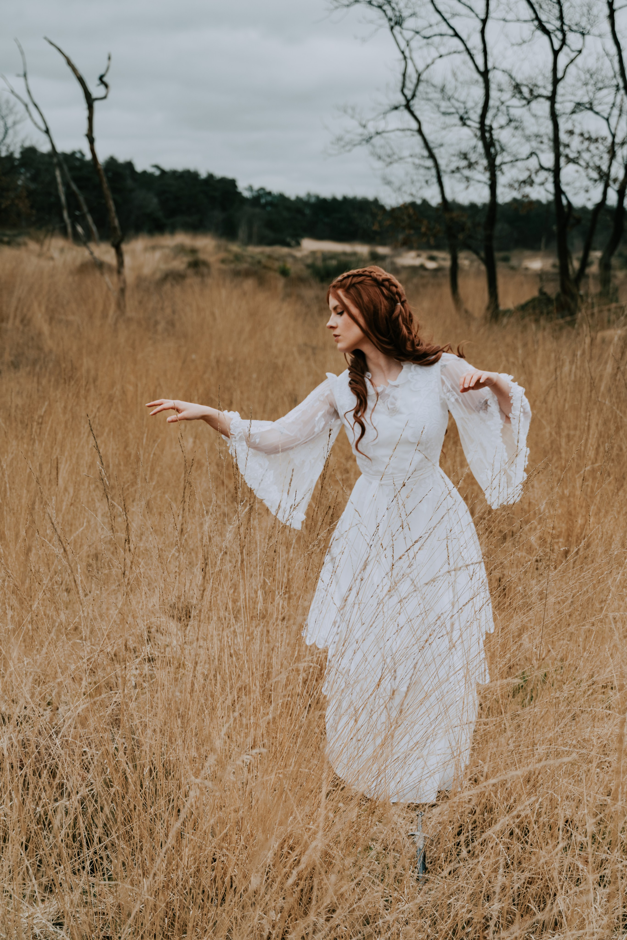 Dutch Folklore in the Fields of Lowlands, Witte Wieven. Moth & Moss Photography