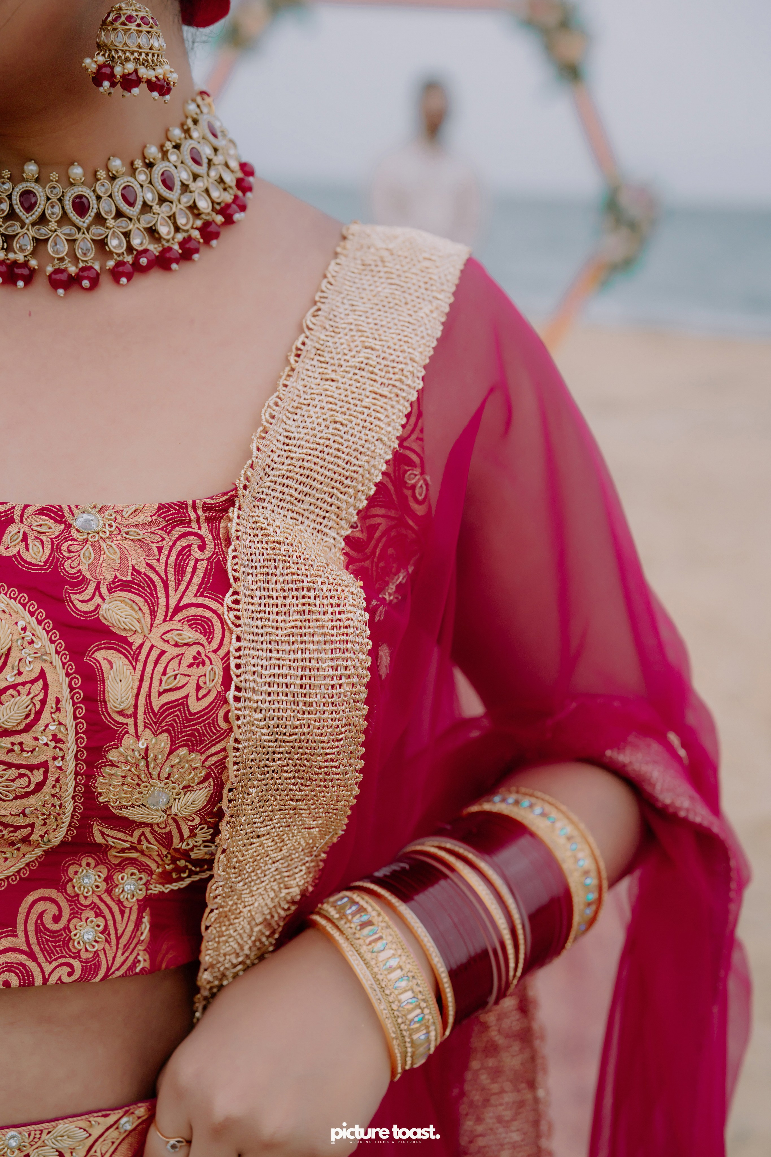 Beach Wedding! Ft. Malavika & Vishnu. Fine art Wedding Photographers in India & Canada