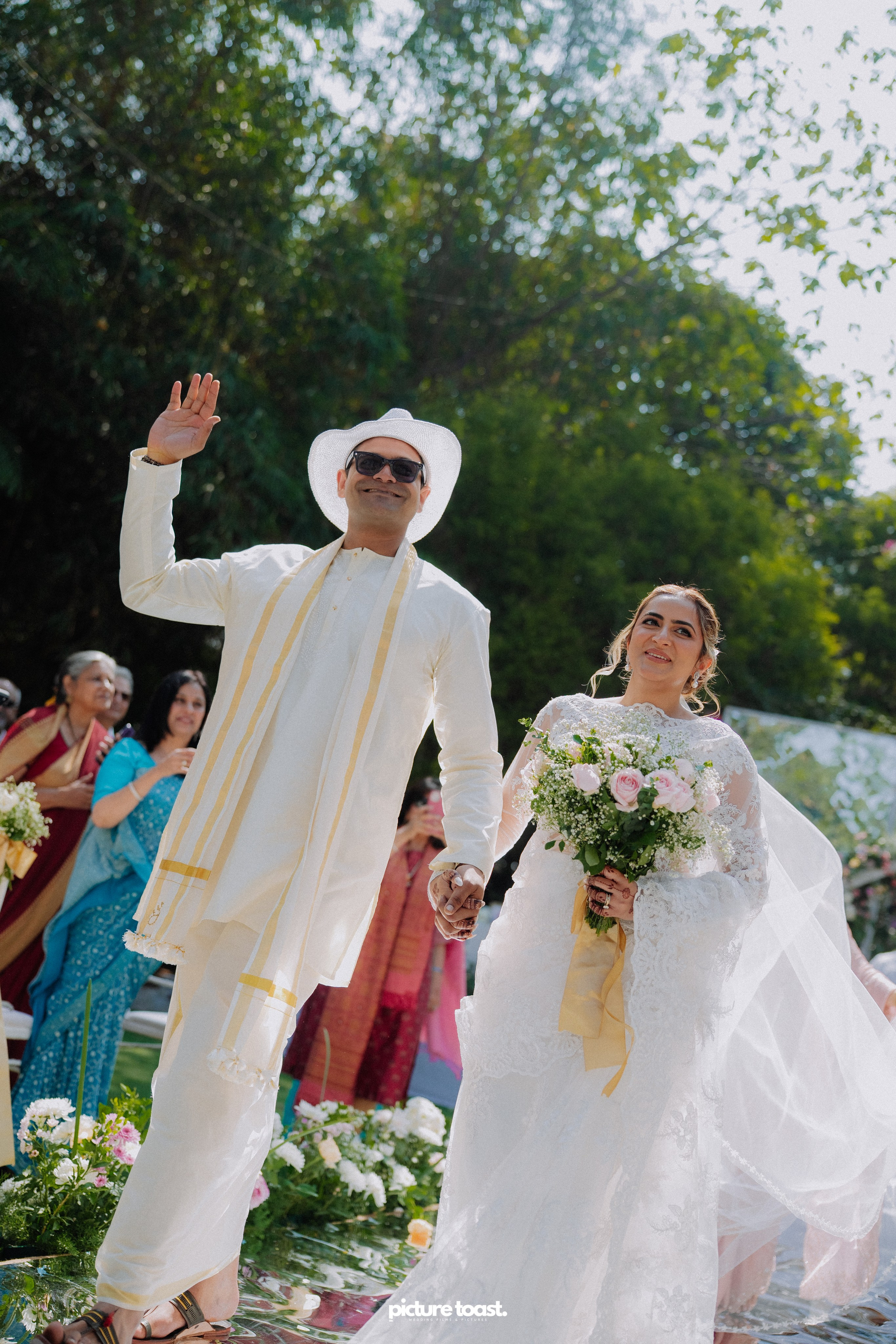 Blessing of Rajiv & Aashna. Fine art Wedding Photographers in India & Canada