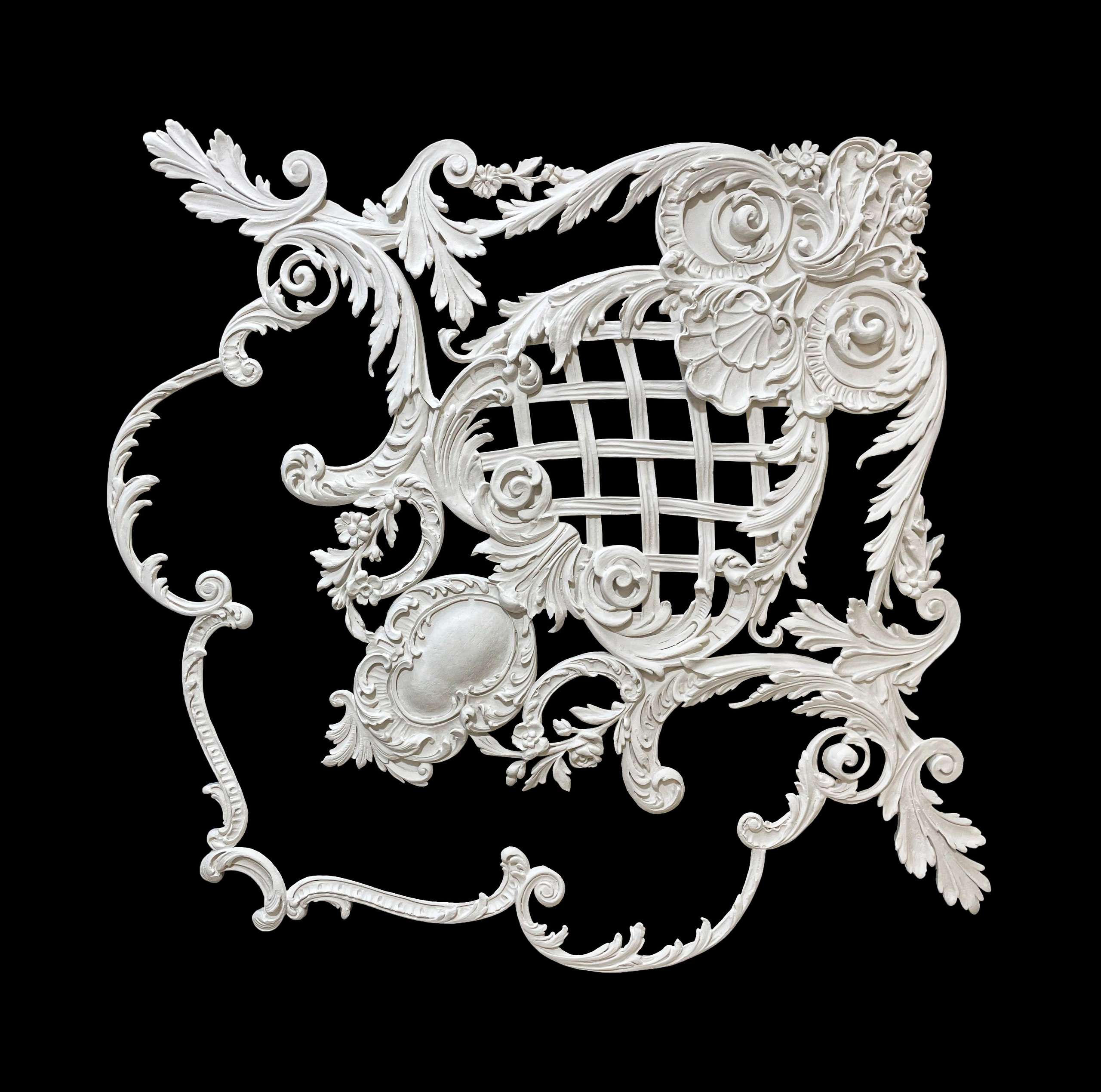 Corners. Plaster molding