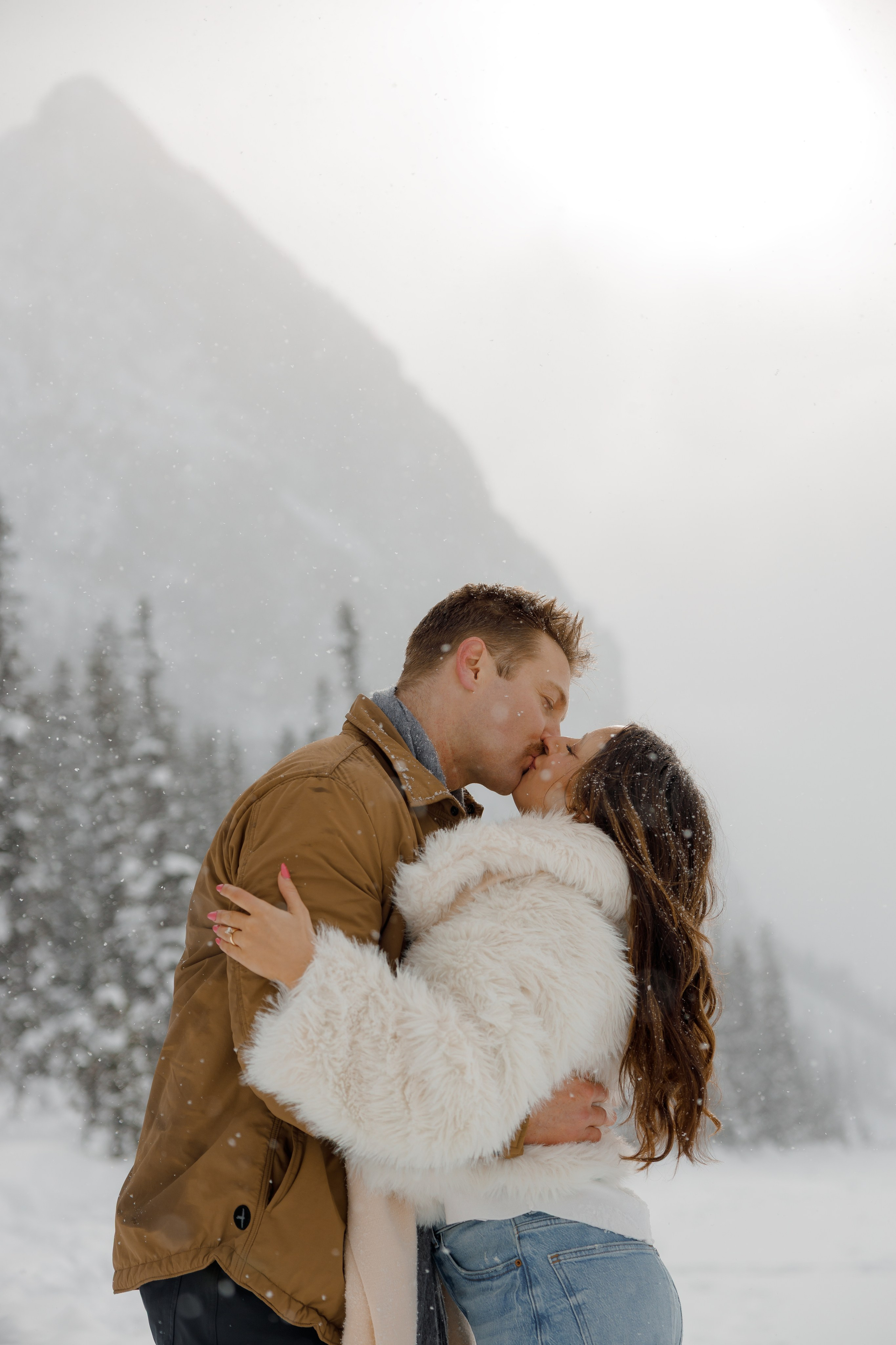 Lake Louise engagement session. Home