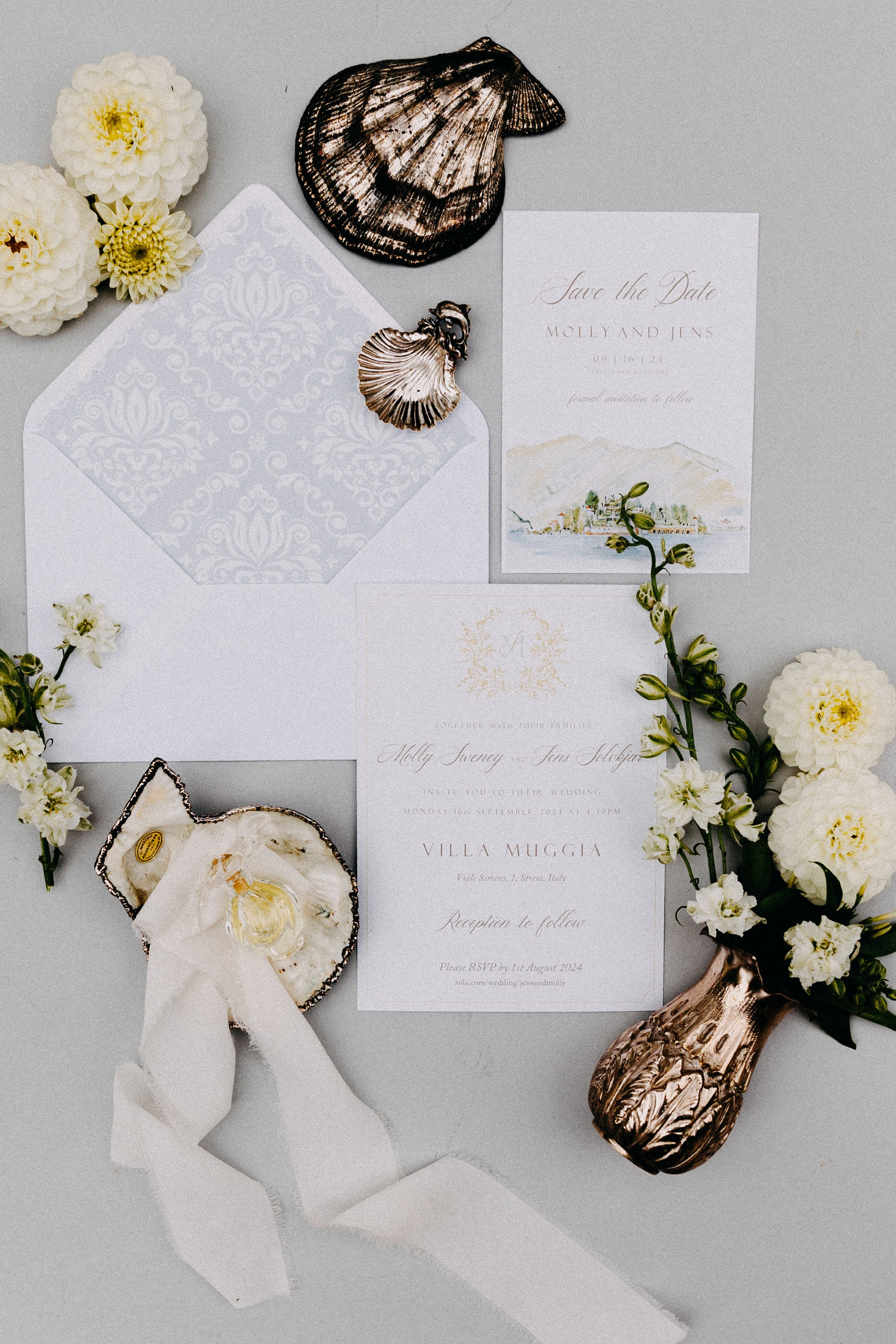 Molly & Jens, Villa Muggia, Lake Garda. Фотограф в Милане Анна Линник