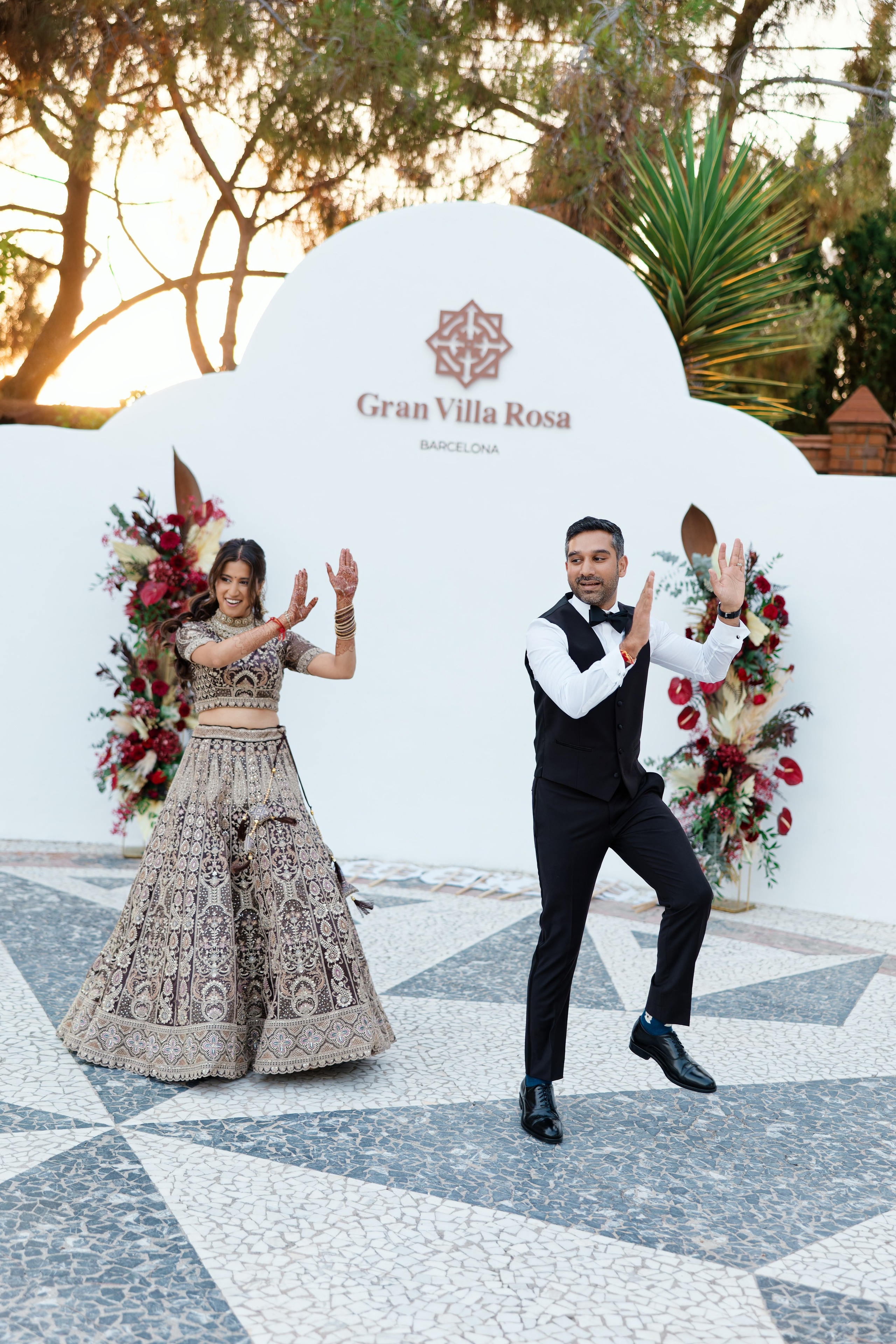 Indian wedding at Gran Villa Rosa, Barcelona