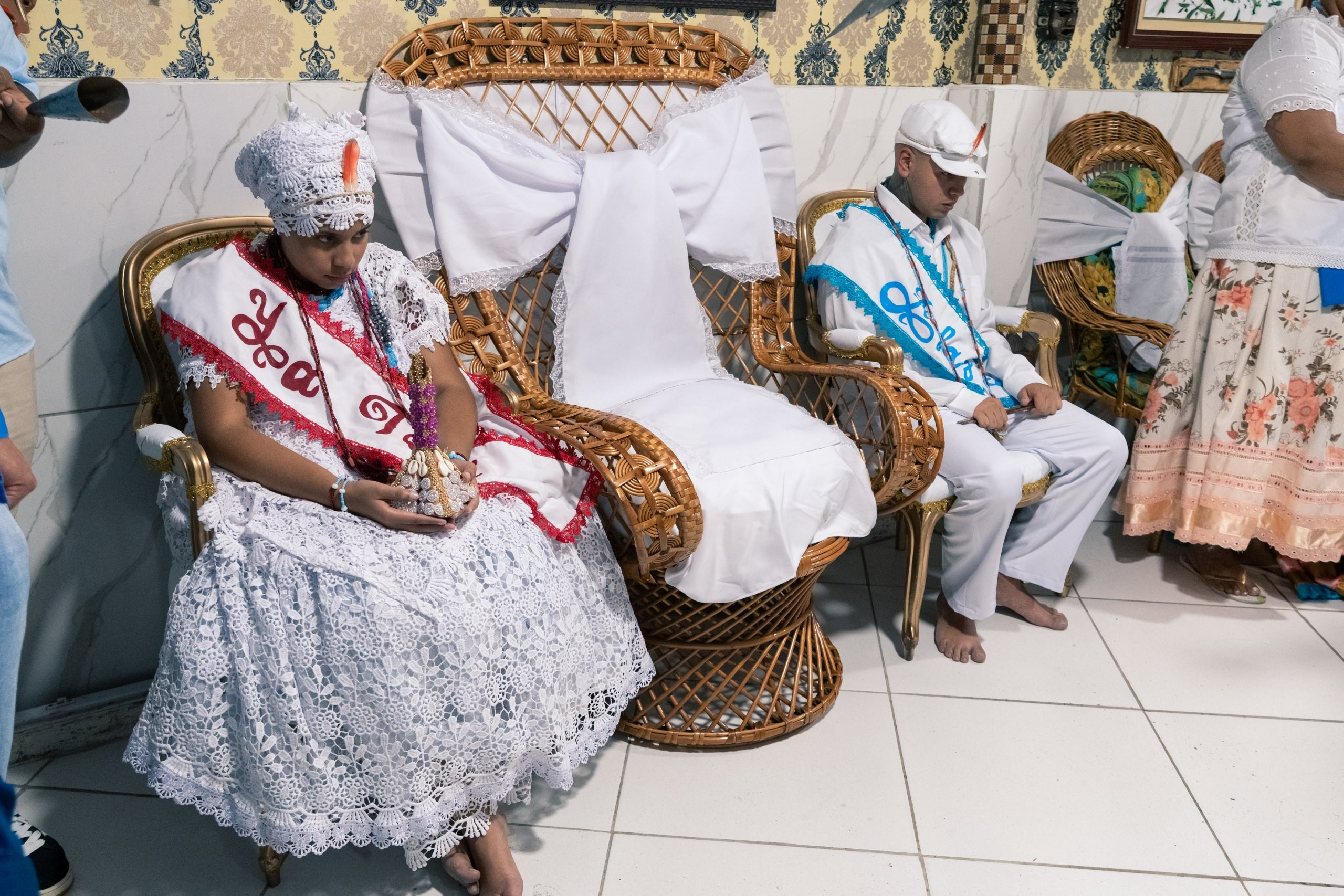 19/04/2025 — Iniciação Oloyê Pablo, Ajoyê Maria Júlia e Iyawo Arthur. Aladá Produções