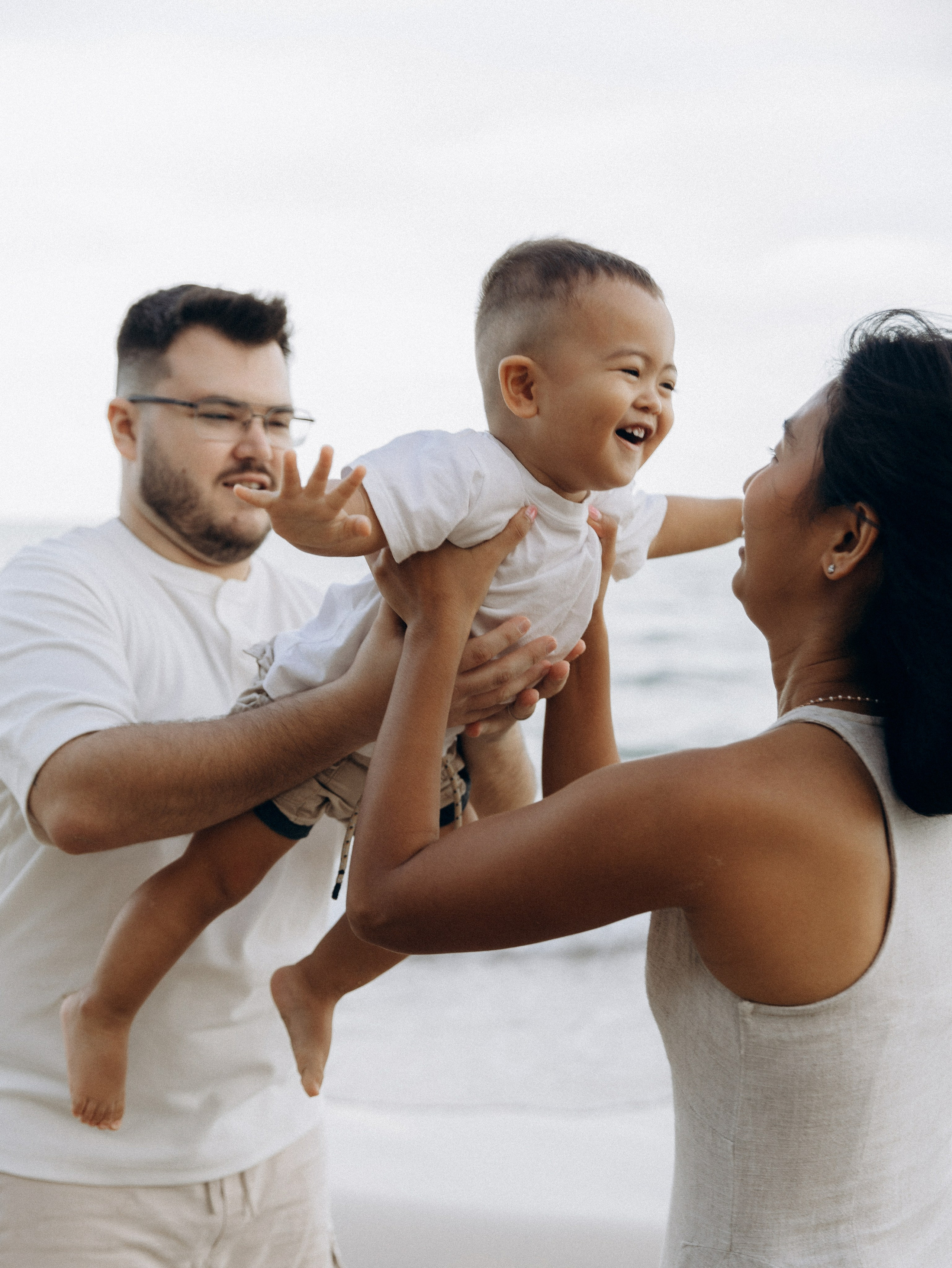 At the beach. Family and wedding photographer in Bangkok, Thailand