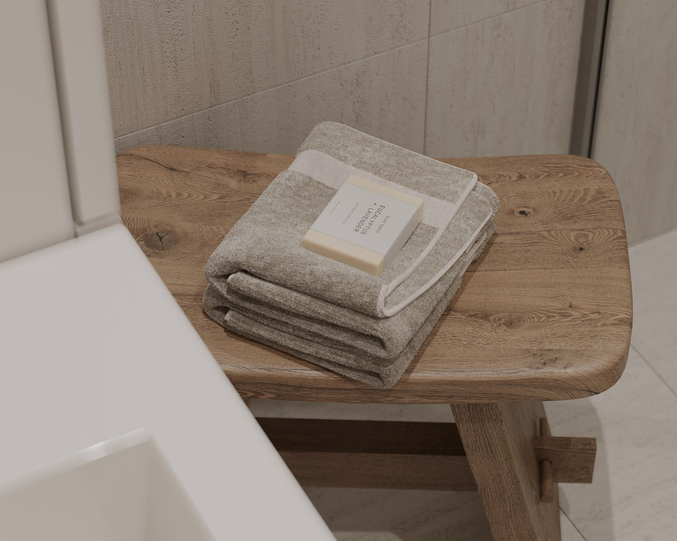 Wooden minimalizm. Simple Archs — high quality visualizations for your interior projects