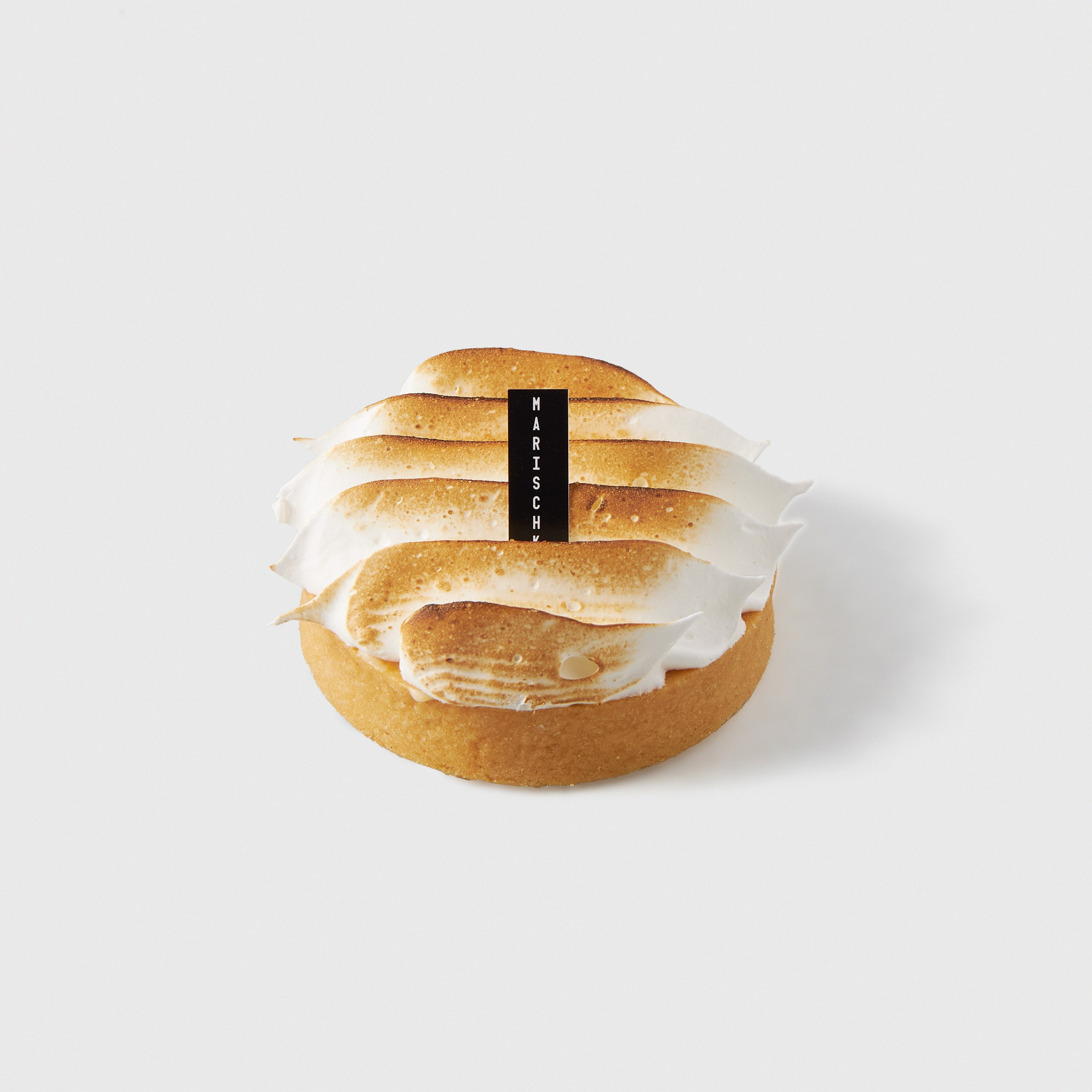 Katalogfoto eines Tartes mit Zitronencreme, professionelle Produktfotografie für Menü, Online-Shop und Print